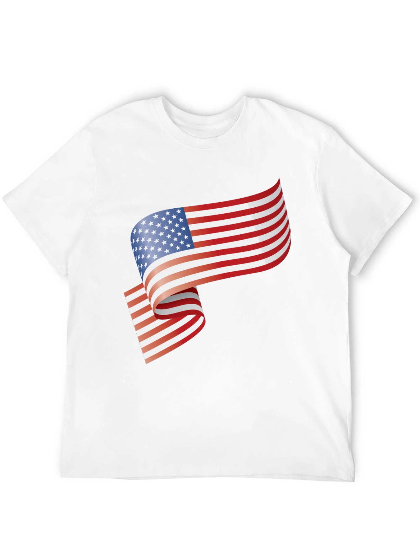 American Flag Graphic Tee - Patriotic Style