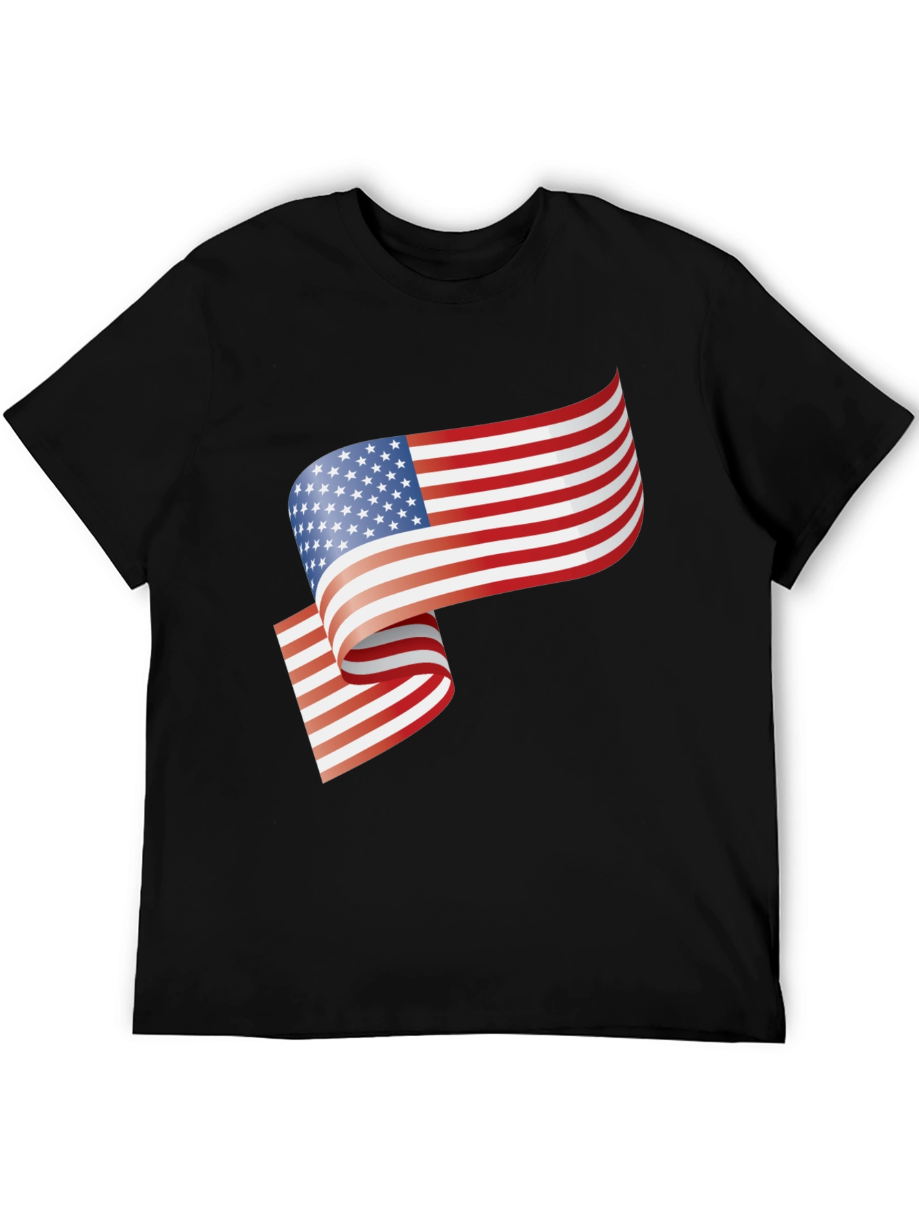 American Flag Graphic Tee - Patriotic Style