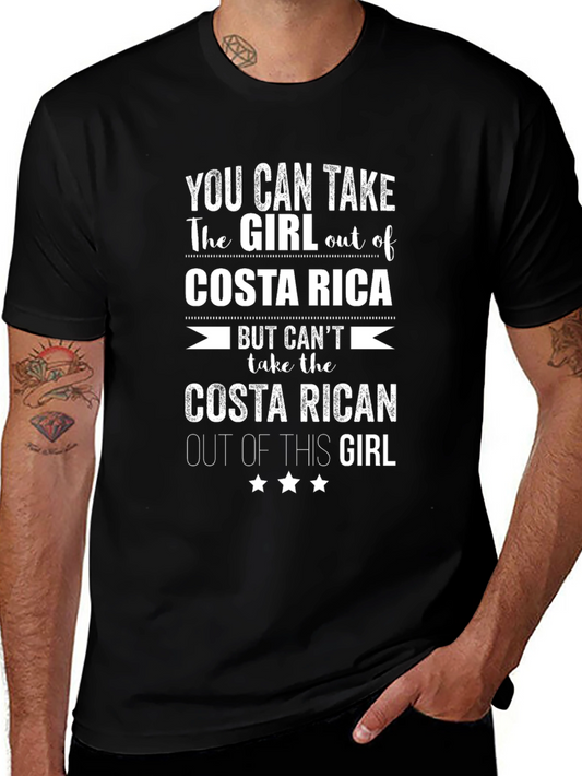 Costa Rica Girl T-Shirt - Novelty Tee