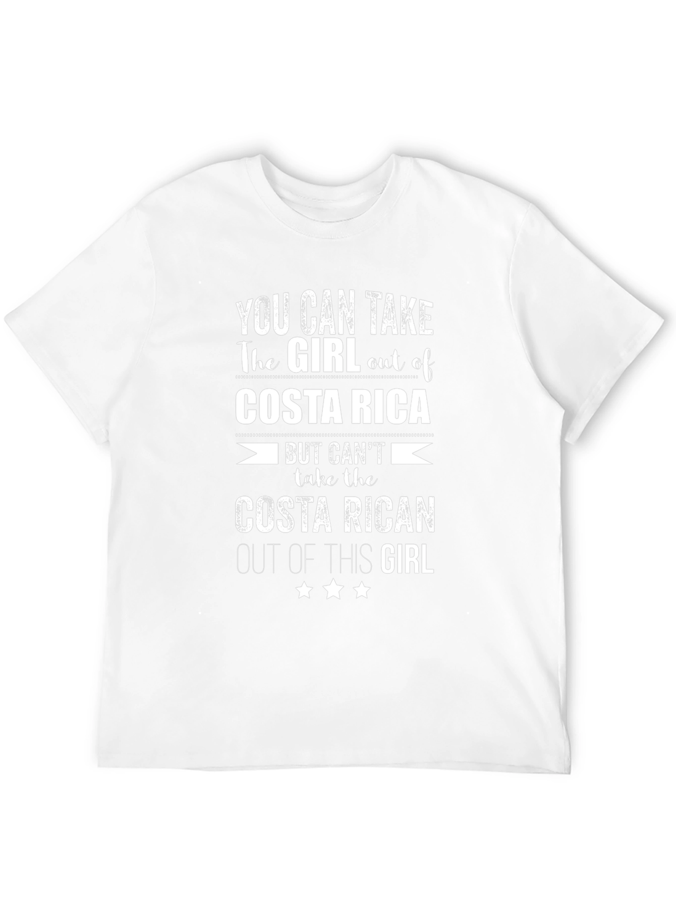Costa Rica Girl T-Shirt - Novelty Tee