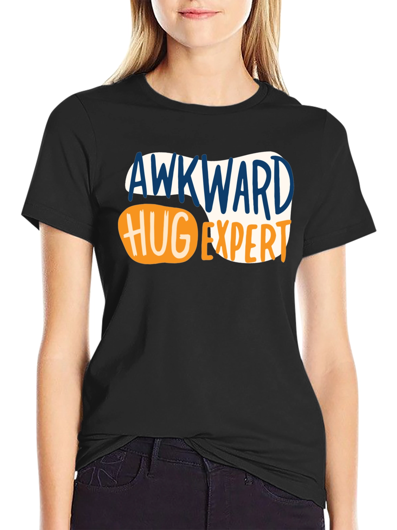 Awkward Hug Expert T-Shirt - Funny Graphic Tee