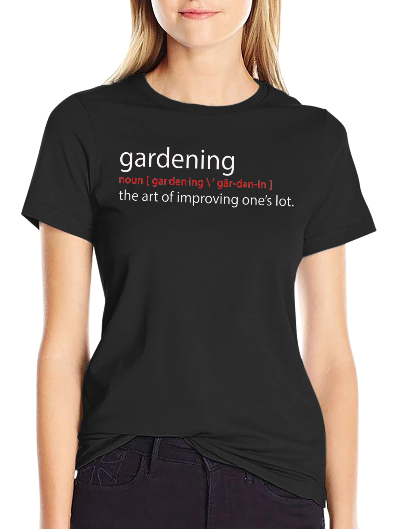 Gardening Definition Graphic Tee - Perfect for Gardeners