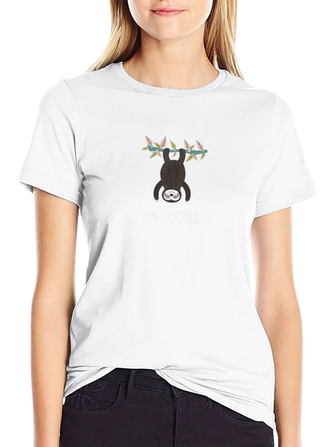 Sloth Coffee Lover Tee - SLOFFEE Funny Graphic T-Shirt