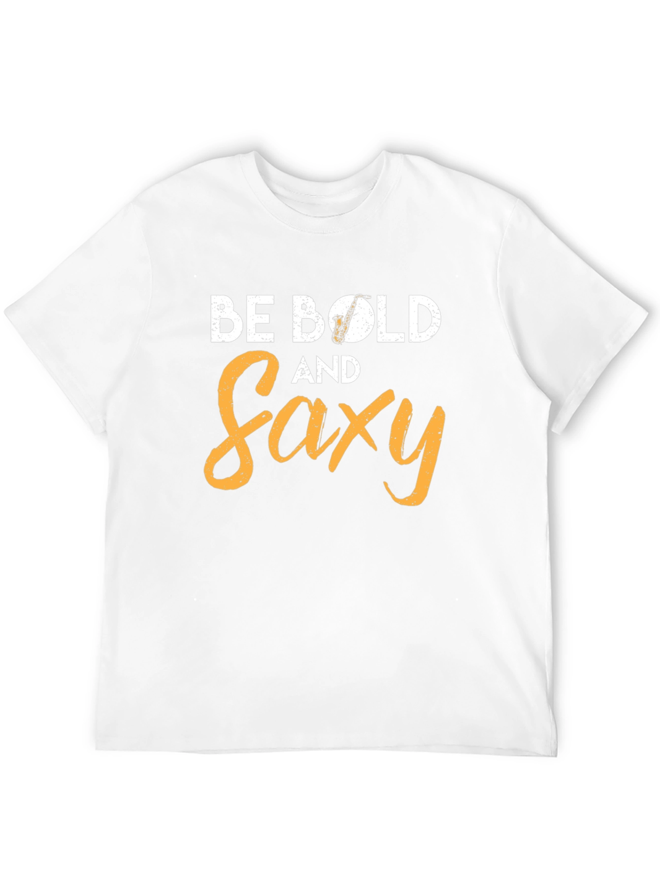 Be Bold and Saxy Black Graphic Tee