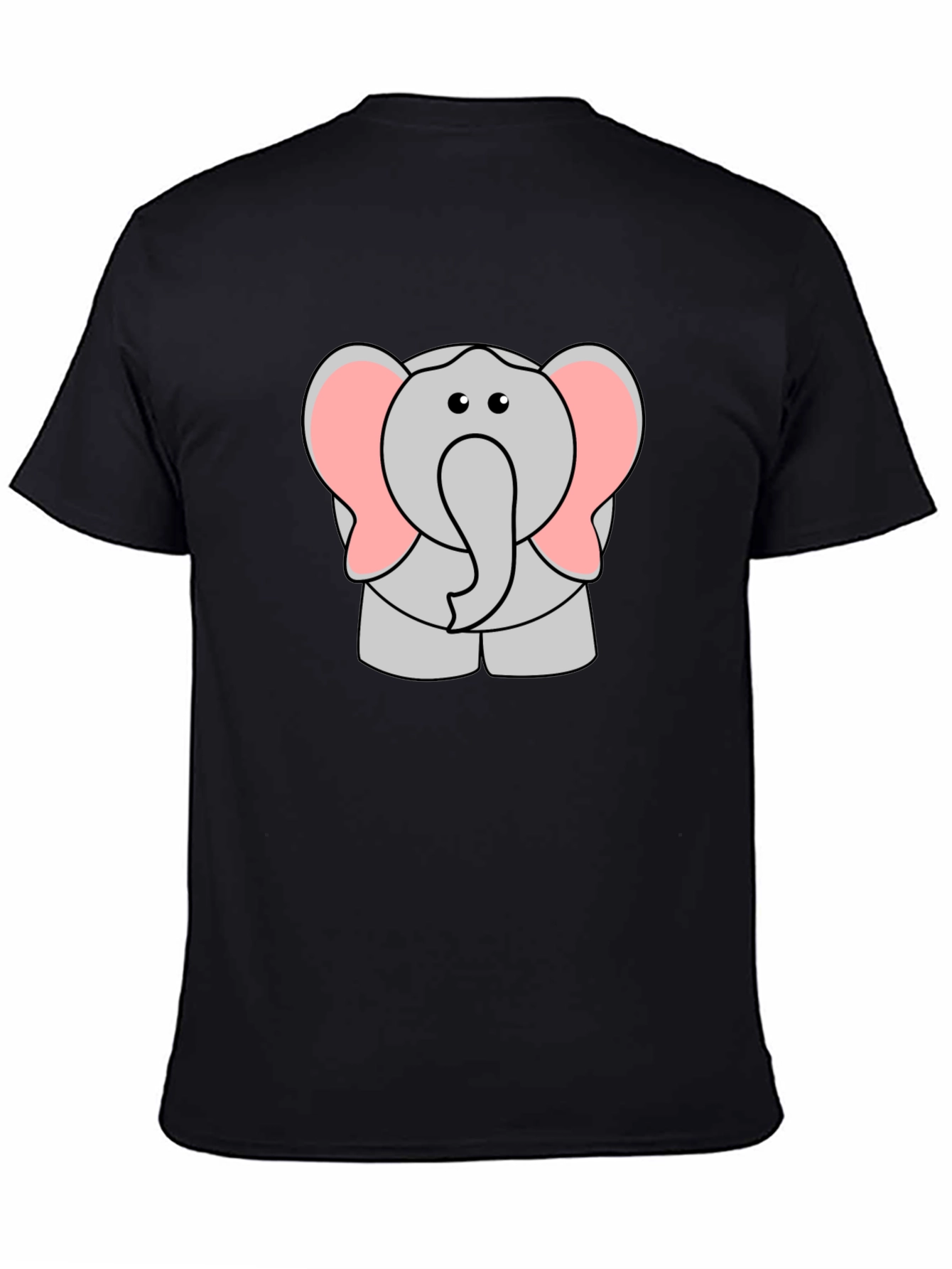 Cartoon Elephant Graphic T-Shirt - Cute Animal Tee