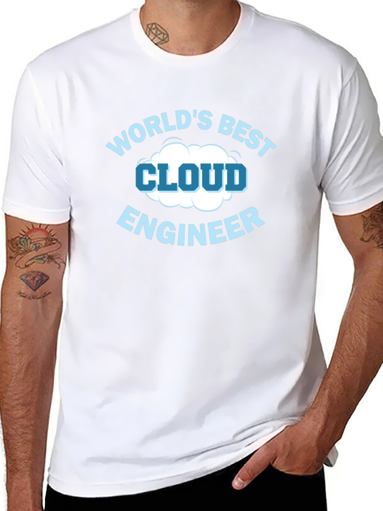 Worlds Best Cloud Engineer Graphic T-Shirt