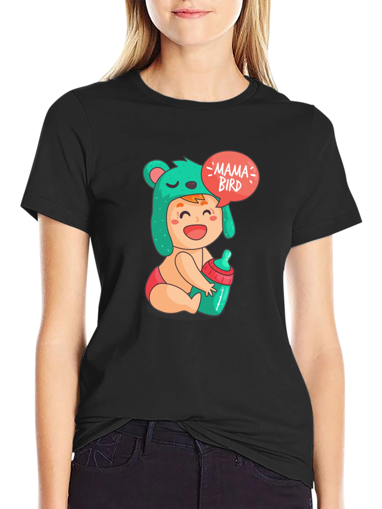 Mama Bird Baby Graphic Tee