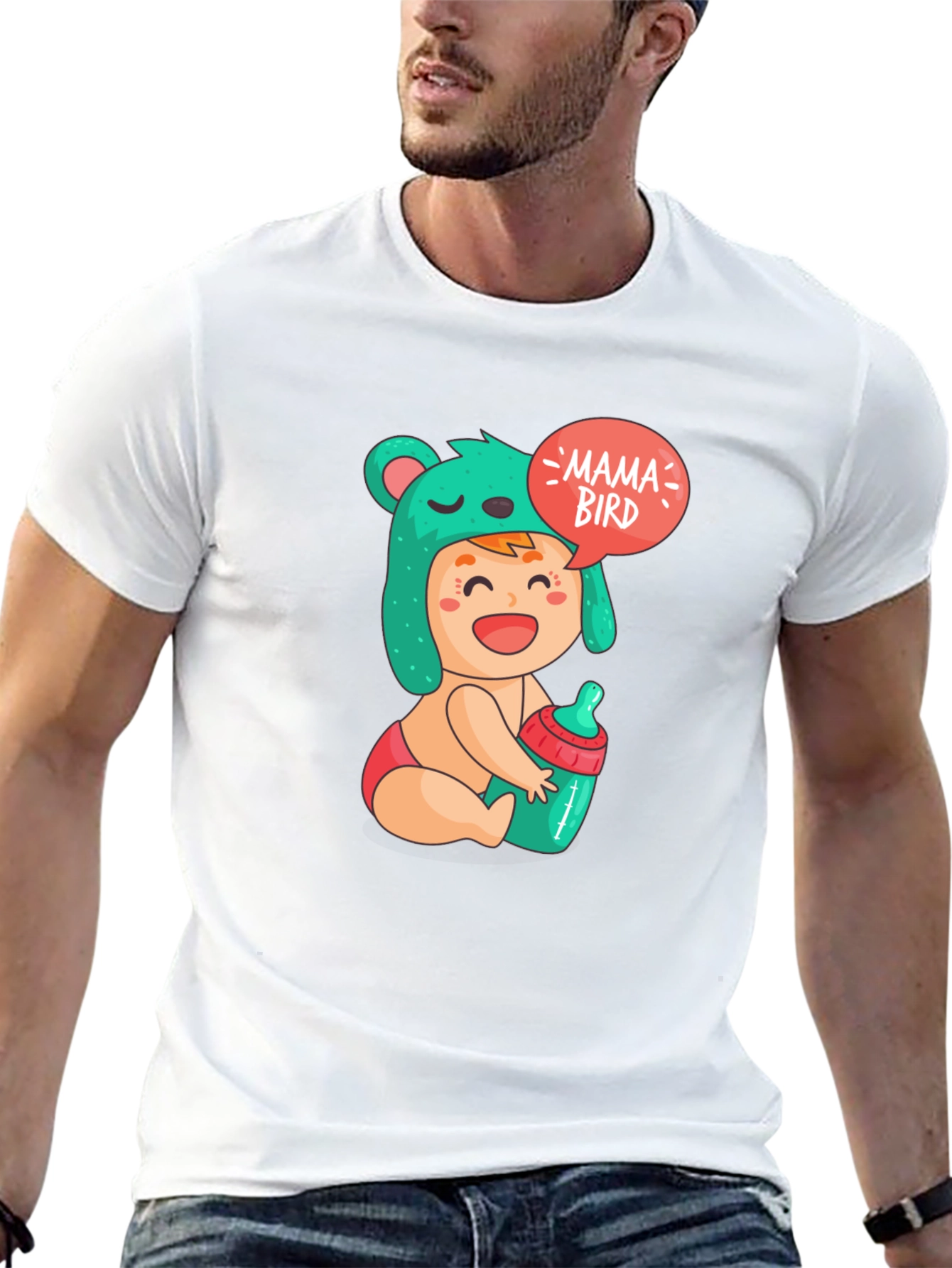 Mama Bird Baby Graphic Tee