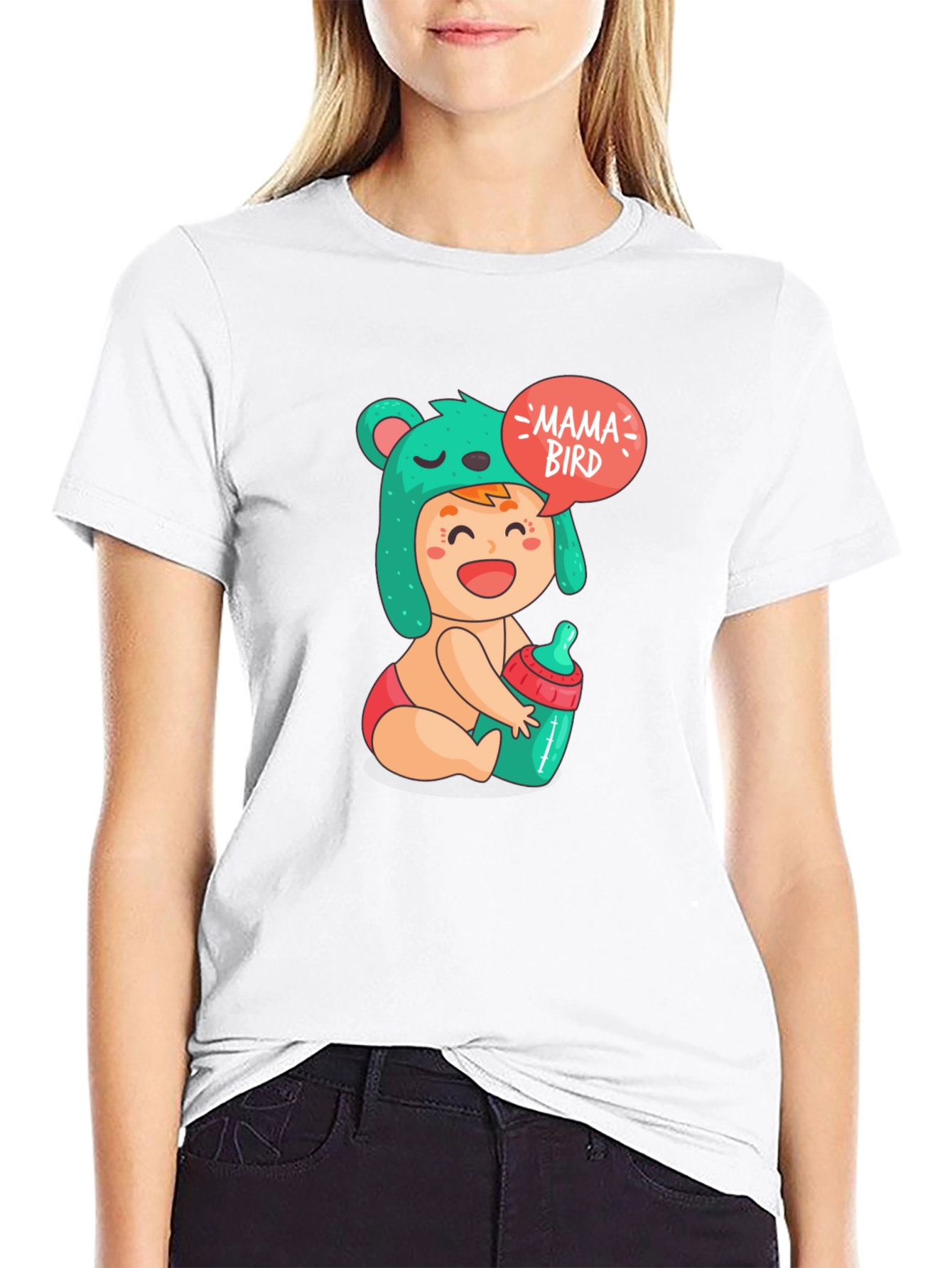 Mama Bird Baby Graphic Tee