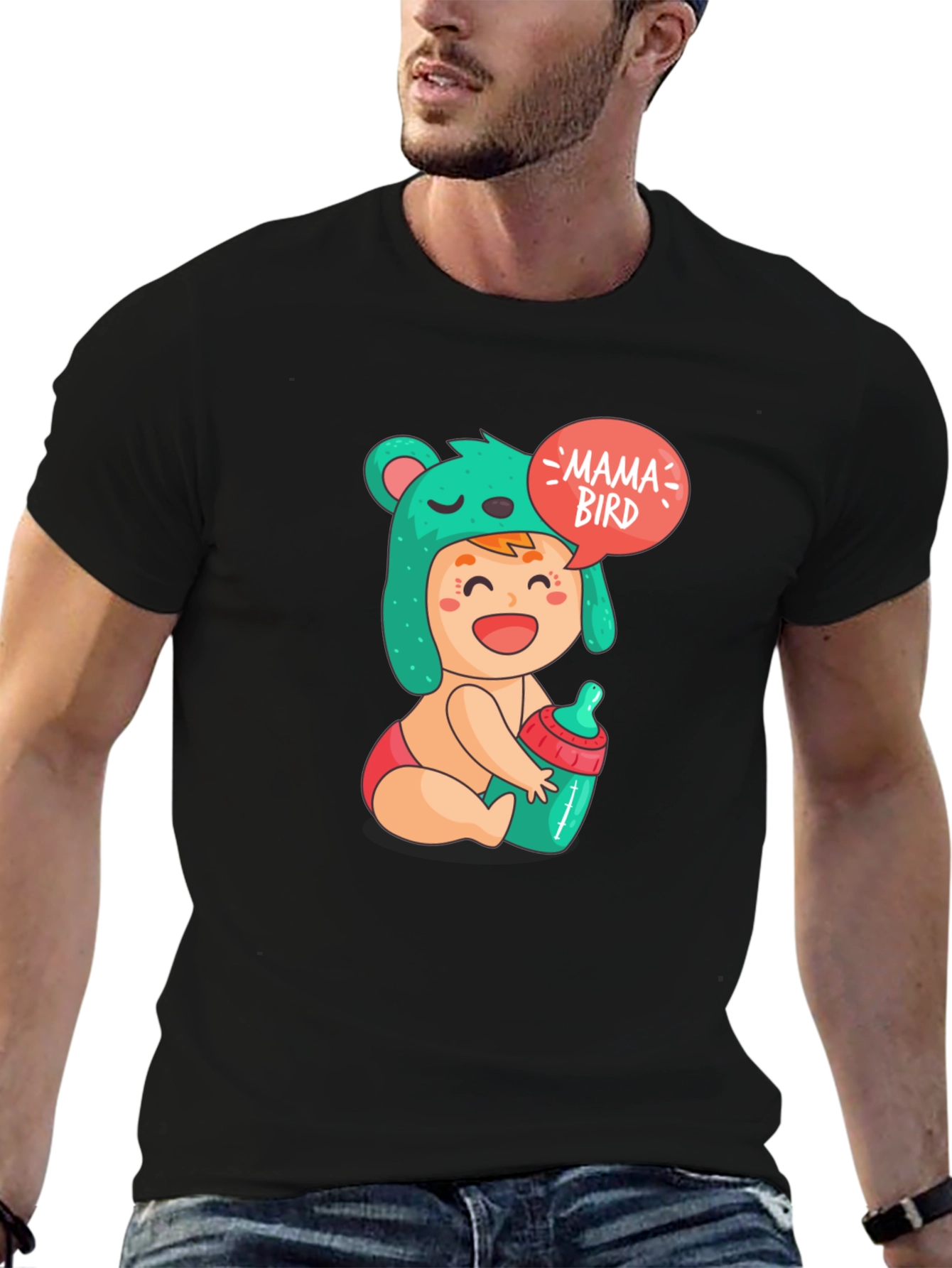 Mama Bird Baby Graphic Tee