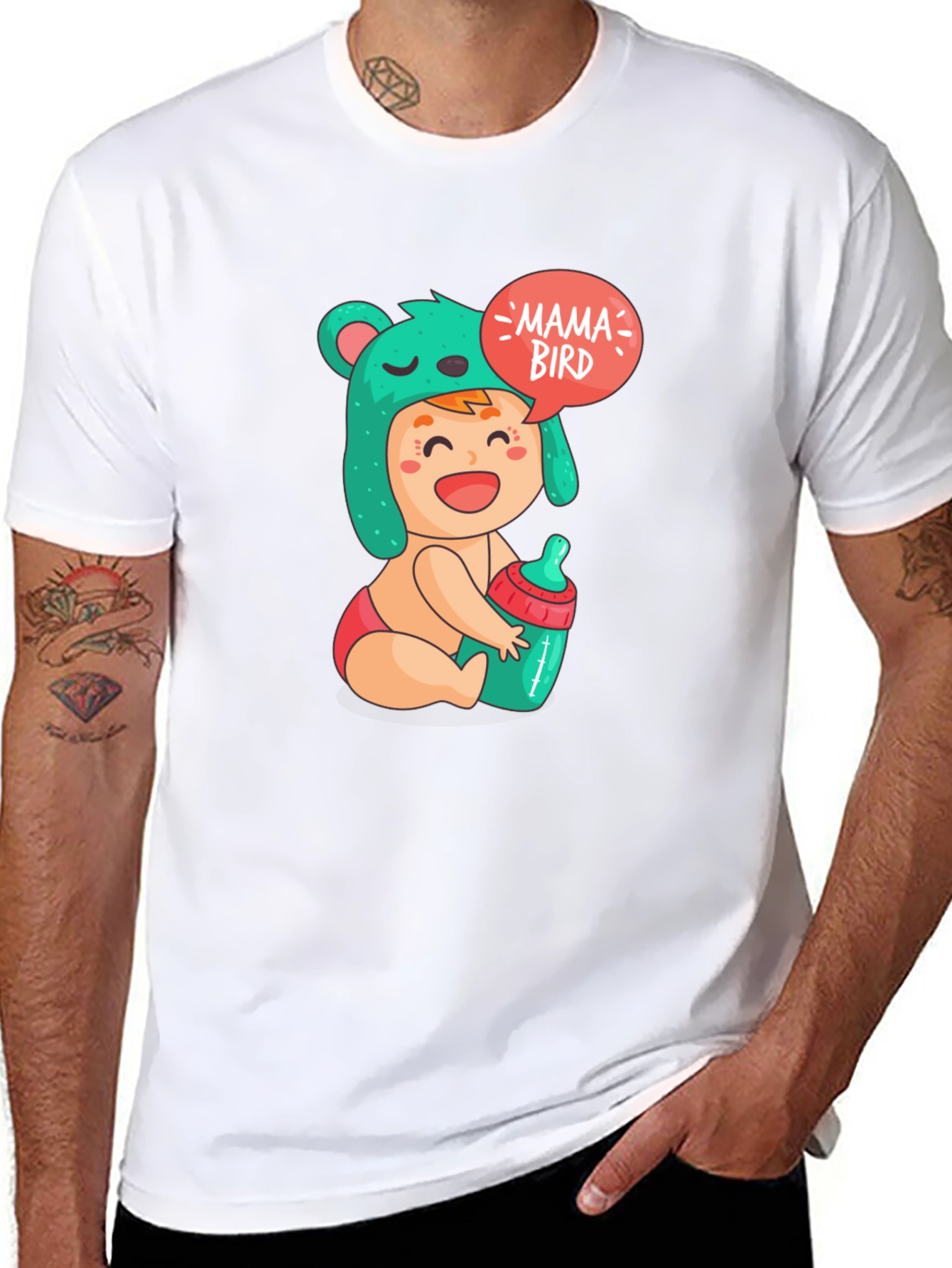Mama Bird Baby Graphic Tee