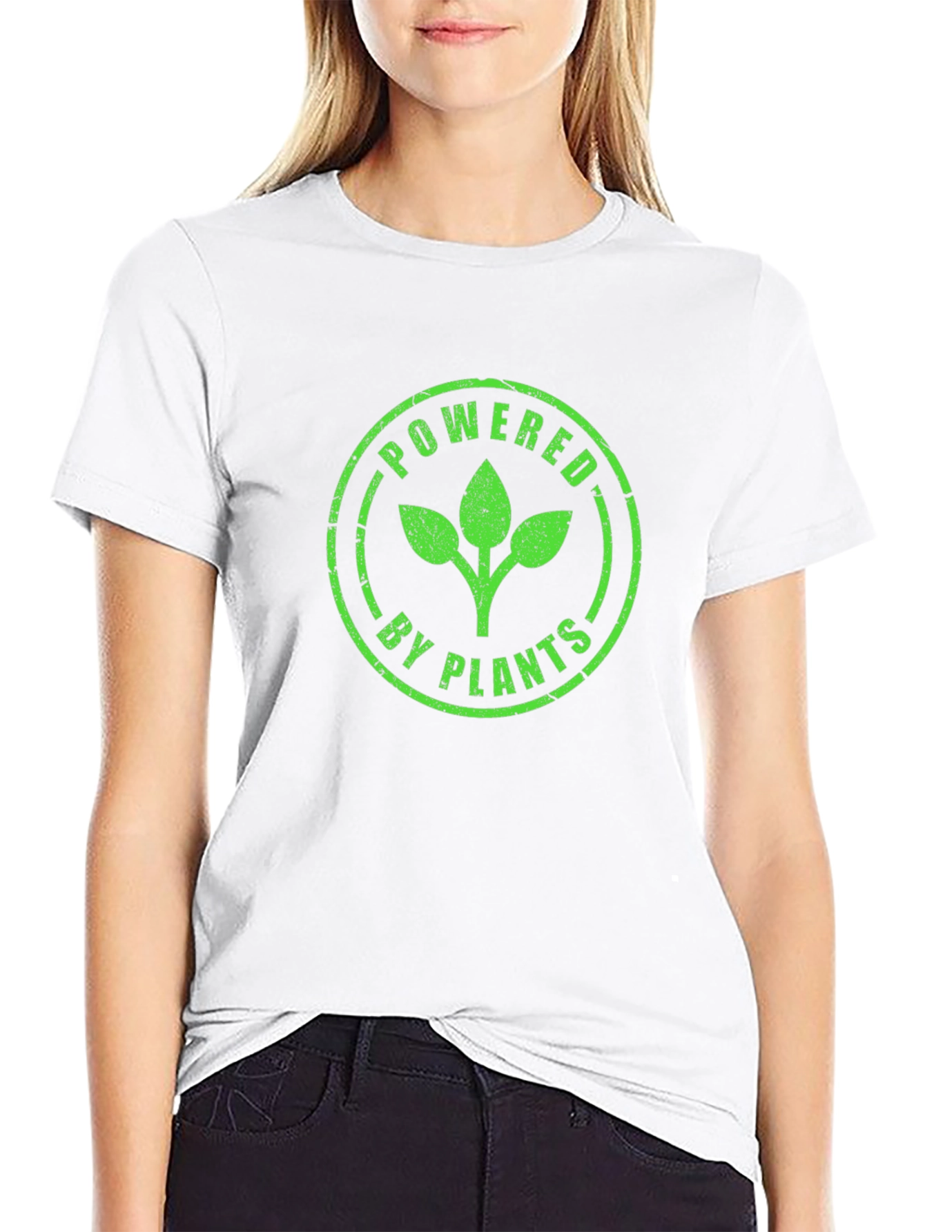 Powered by Plants Black T-Shirt