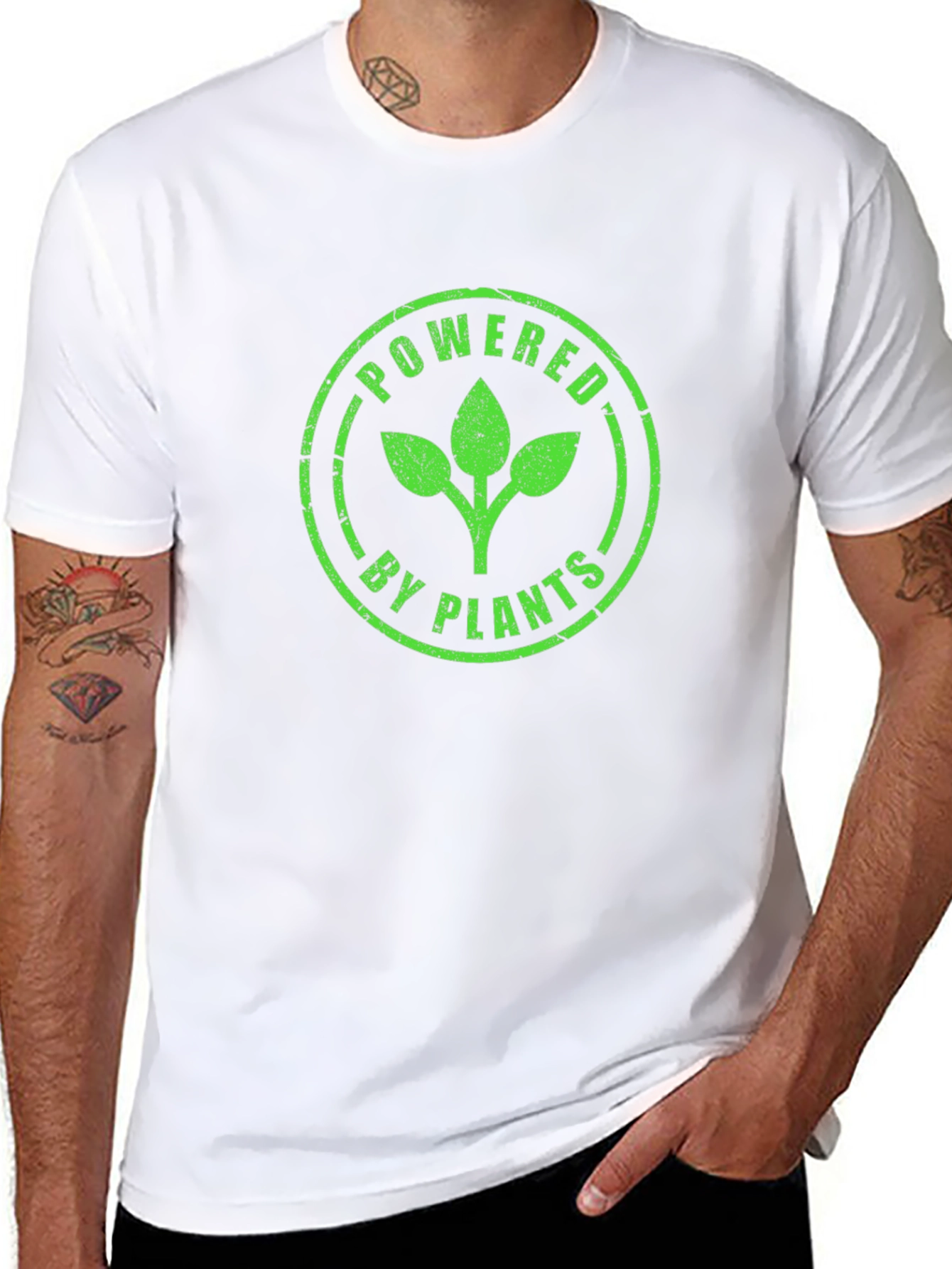 Powered by Plants Black T-Shirt