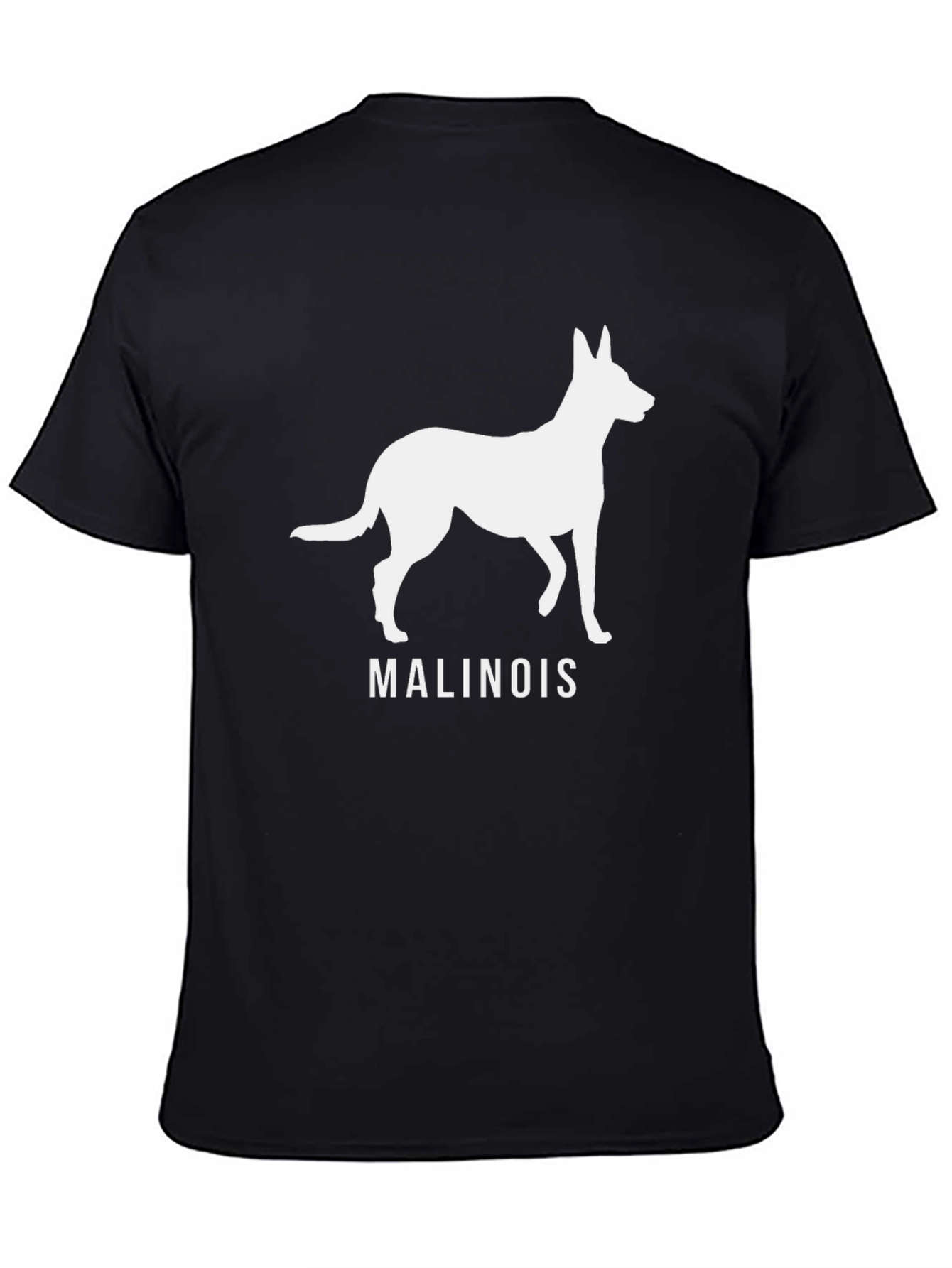 Malinois Dog Breed Graphic T-Shirt - Black