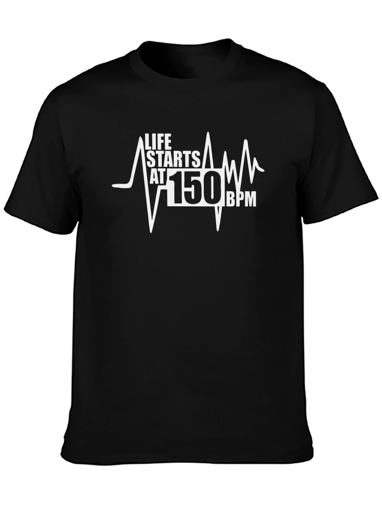 Life Starts at 150 BPM Graphic Tee