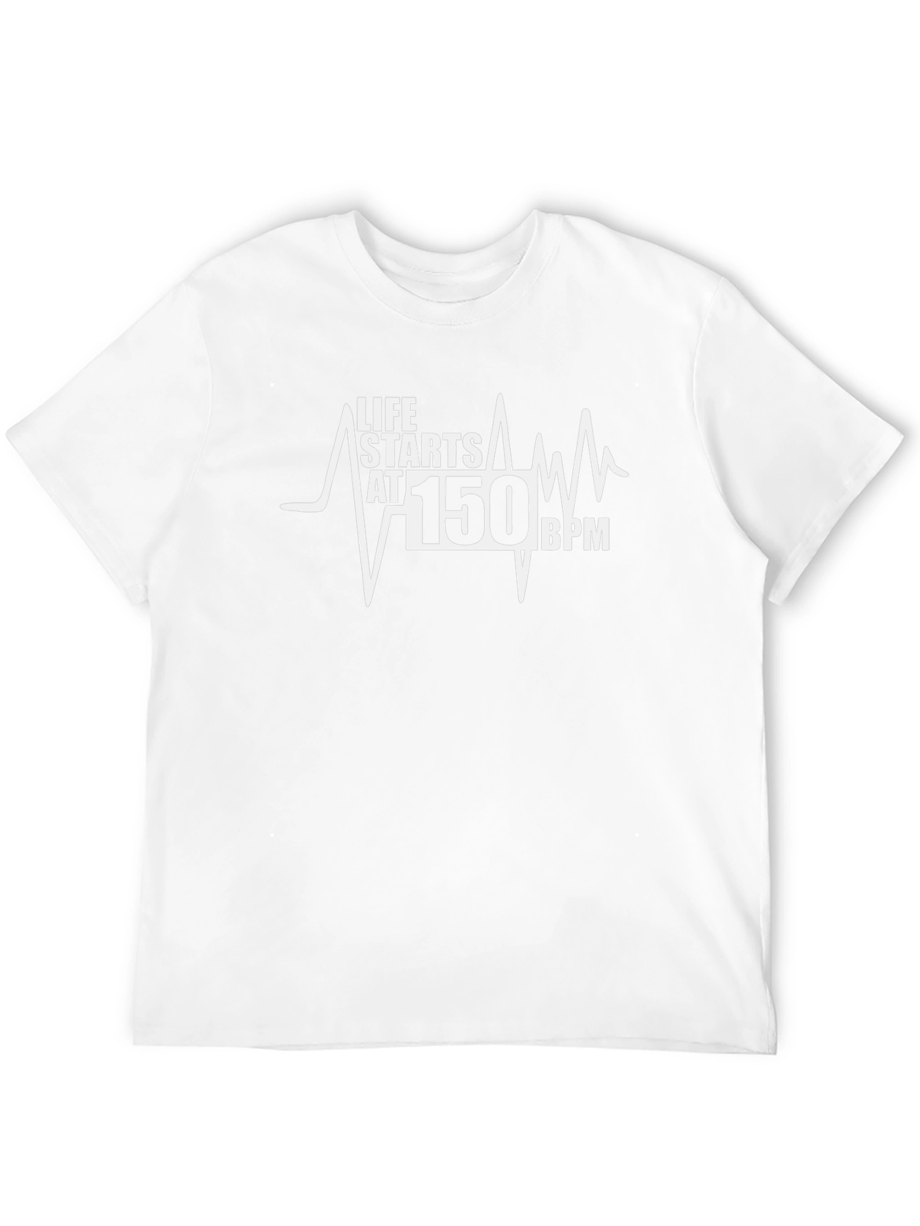 Life Starts at 150 BPM Graphic Tee