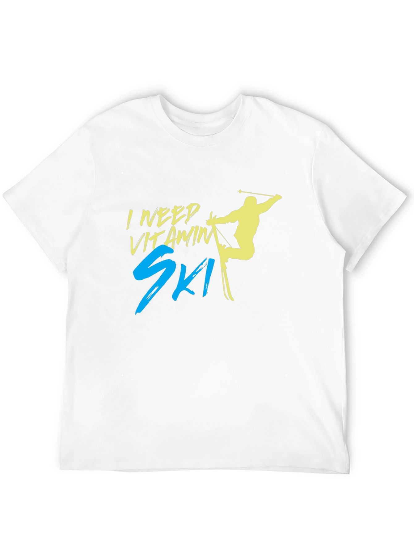 Vitamin Ski T-Shirt - Black Cotton Tee