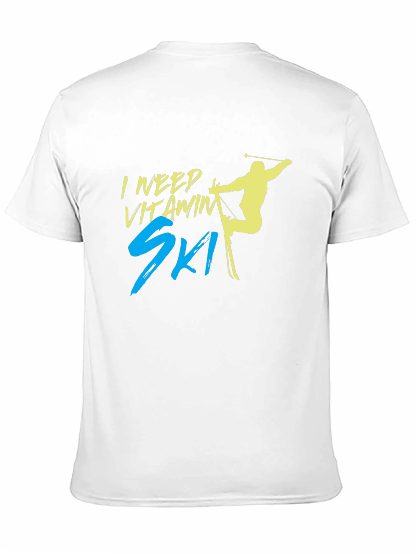 Vitamin Ski T-Shirt - Black Cotton Tee