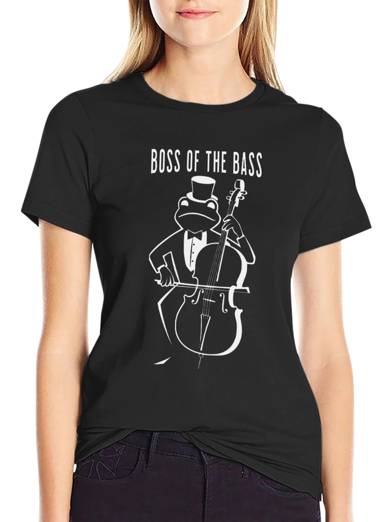 Boss of the Bass Black Graphic Tee