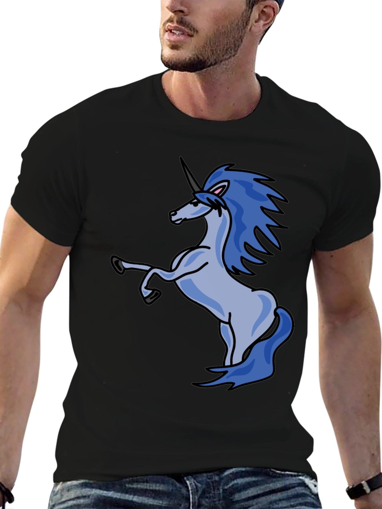 Unicorn Graphic Print T-Shirt
