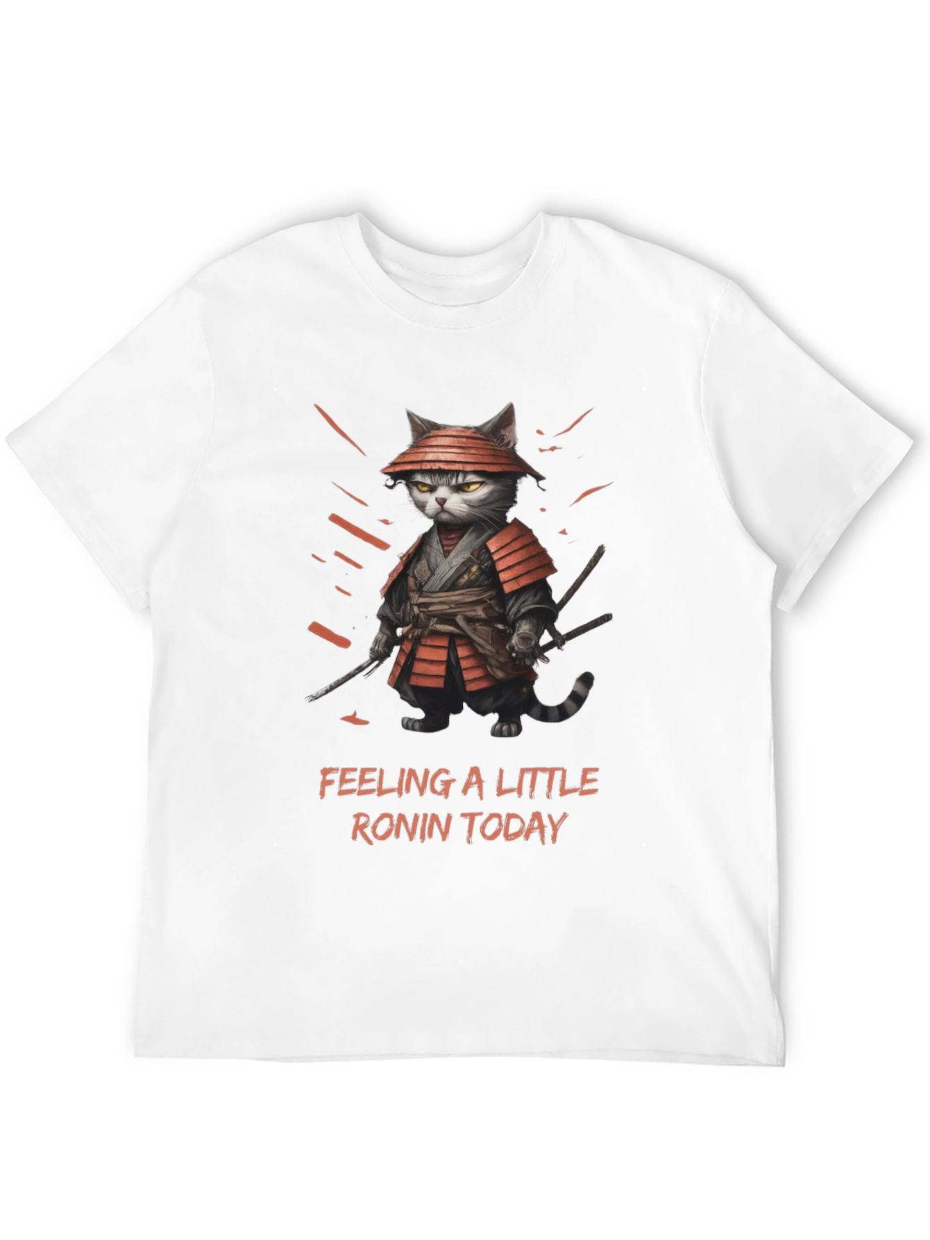 Ronin Cat T-Shirt - Feeling a Little Ronin Today