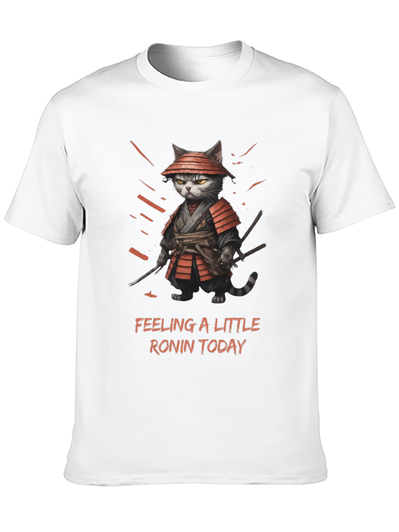 Ronin Cat T-Shirt - Feeling a Little Ronin Today