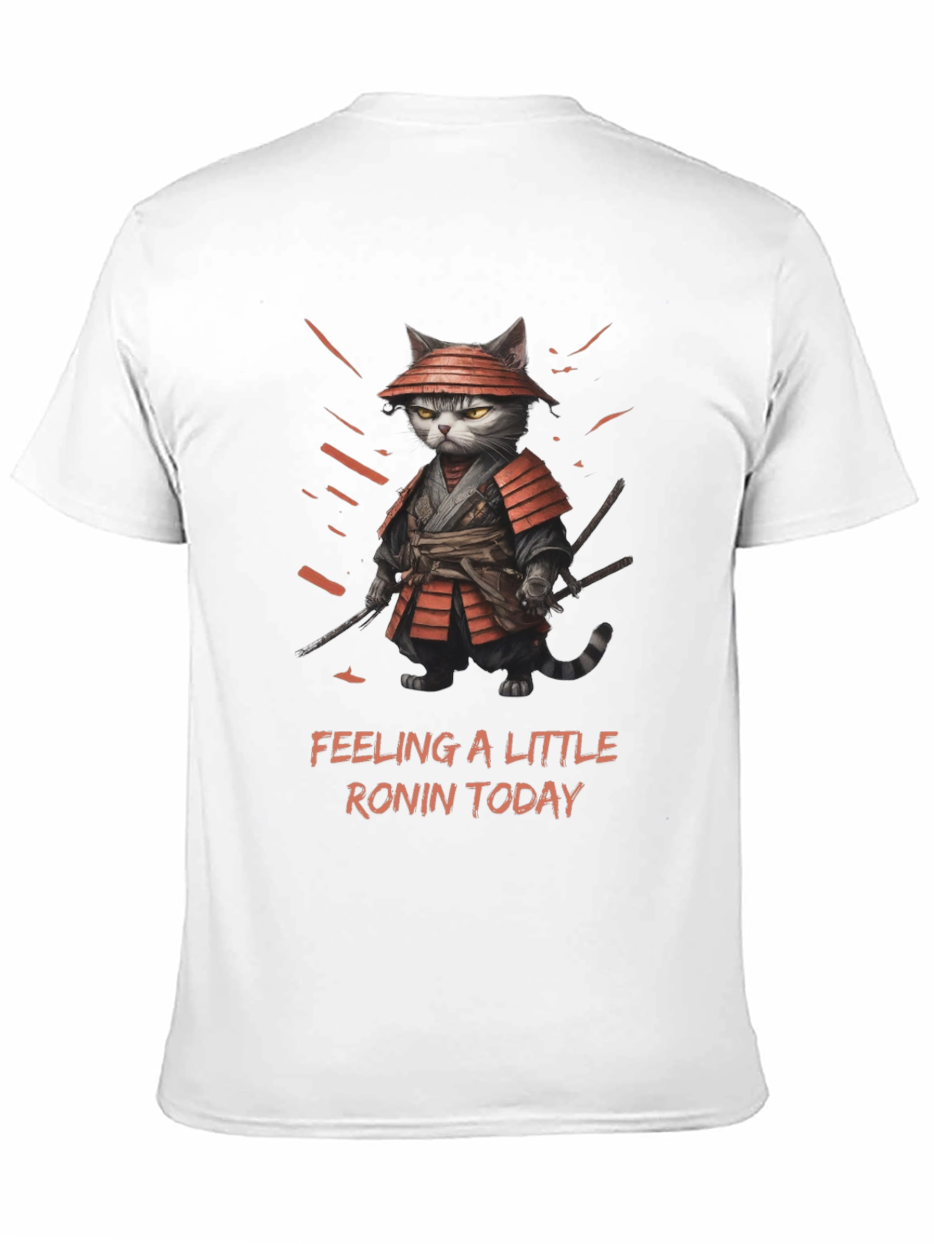 Ronin Cat T-Shirt - Feeling a Little Ronin Today