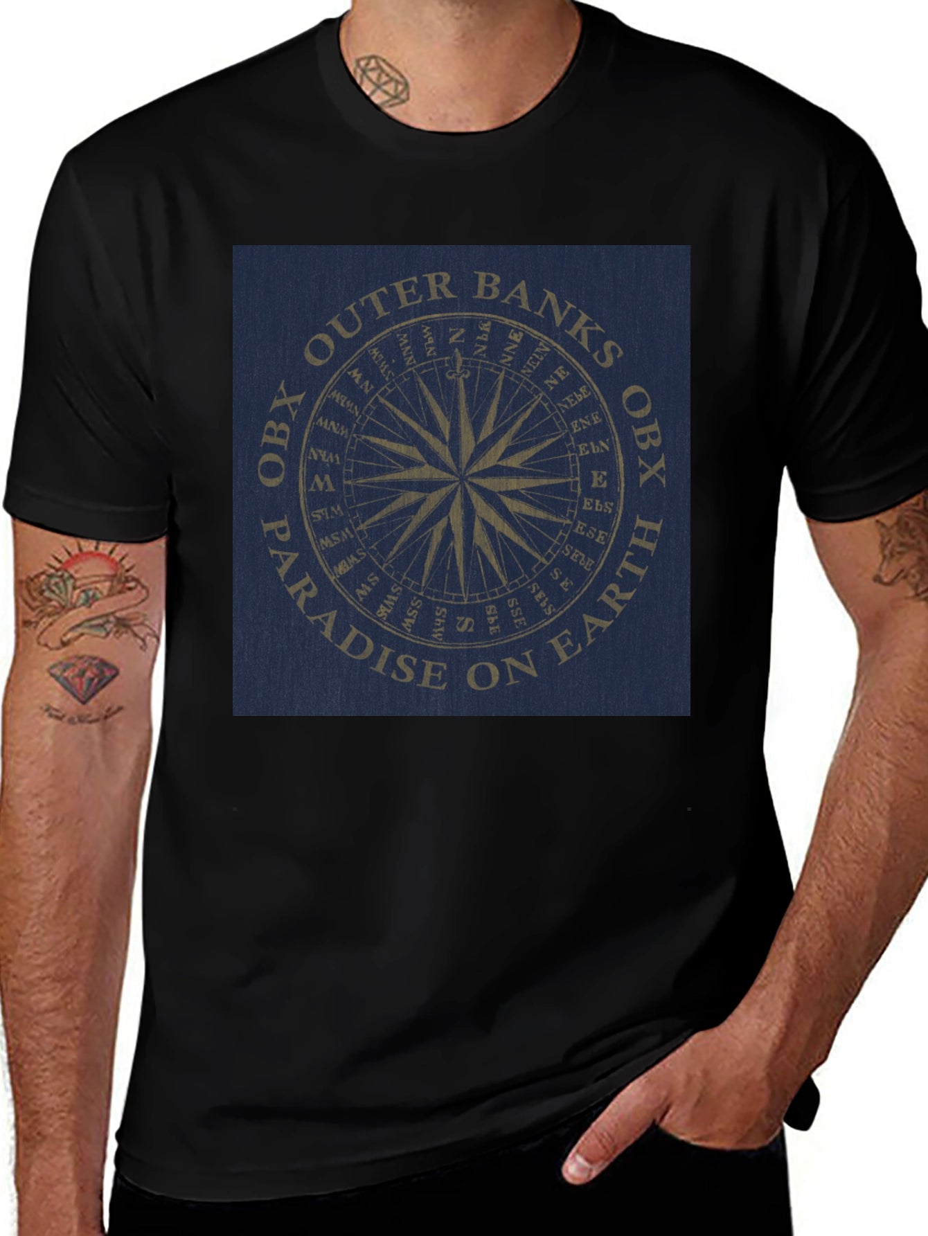 Outer Banks Compass Graphic T-Shirt