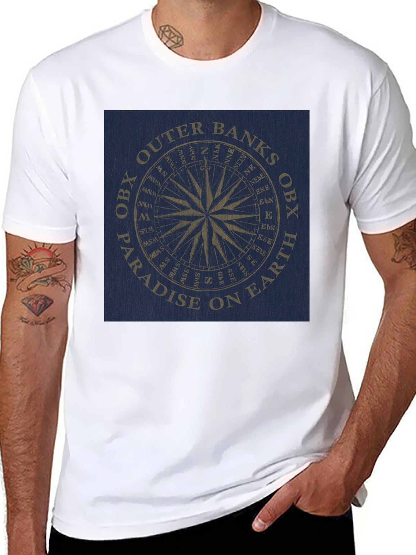 Outer Banks Compass Graphic T-Shirt