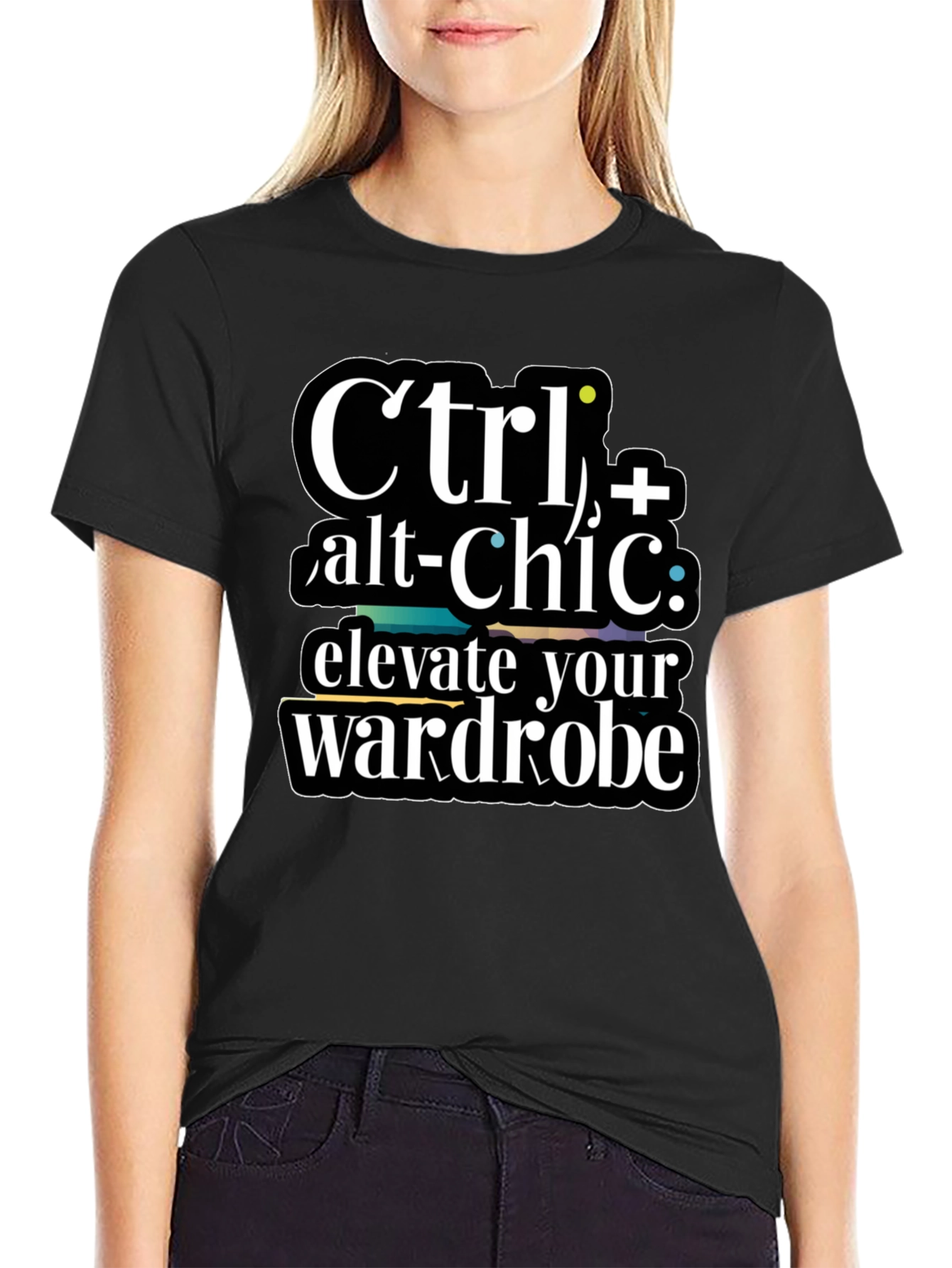 Ctrl+Alt+Chic T-Shirt- Elevate Your Wardrobe!