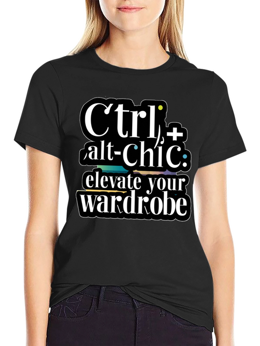 Ctrl+Alt+Chic T-Shirt- Elevate Your Wardrobe!