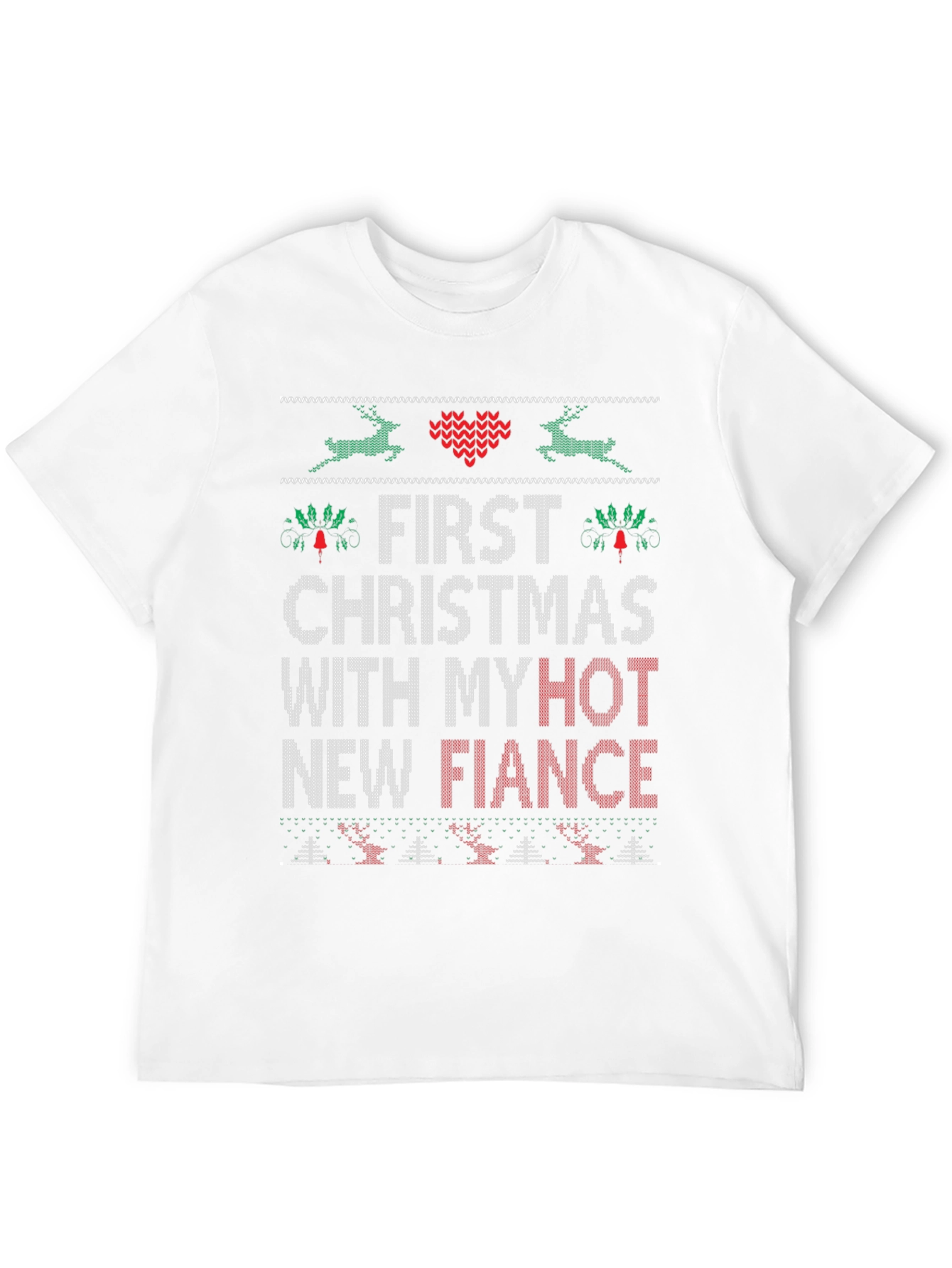 Funny First Christmas With My Hot New Fiance T-Shirt