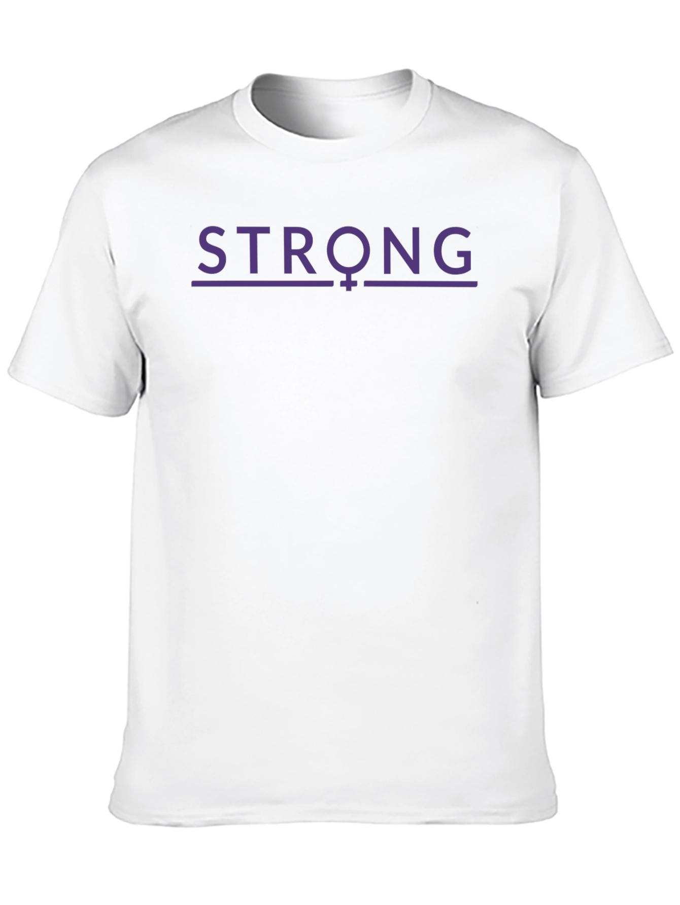 Strong Feminist T-Shirt - Purple Design