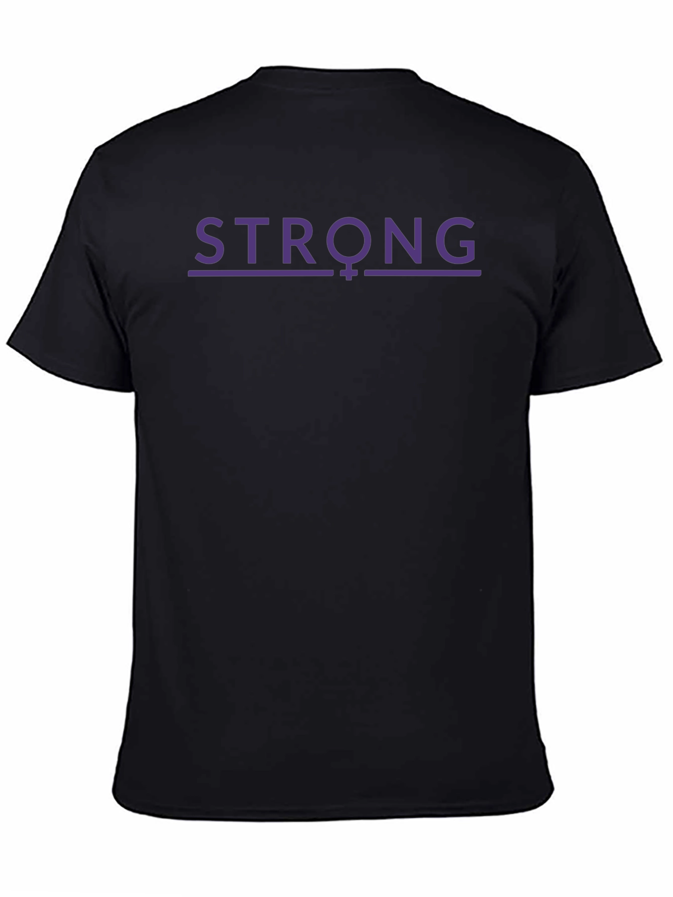 Strong Feminist T-Shirt - Purple Design