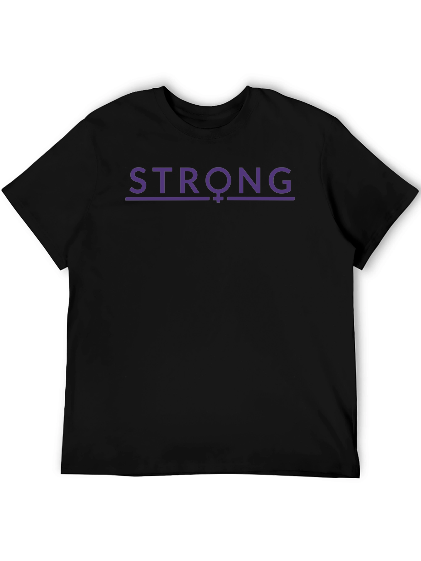 Strong Feminist T-Shirt - Purple Design
