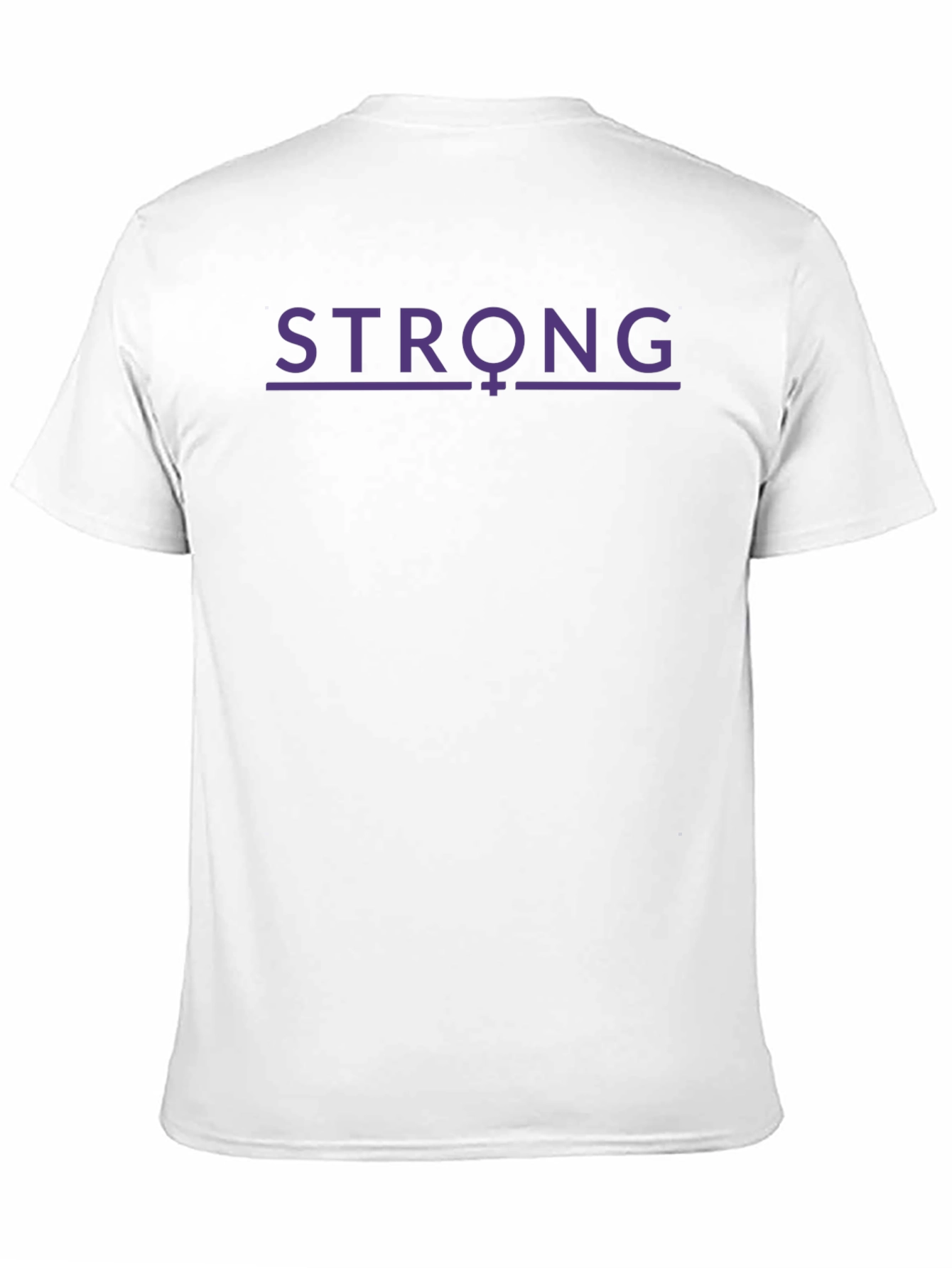 Strong Feminist T-Shirt - Purple Design