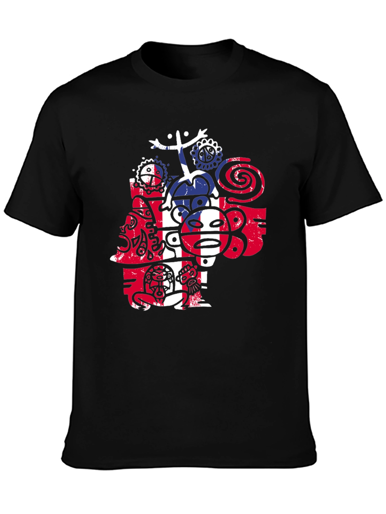 Abstract Graphic T-Shirt - Modern Casual Wear