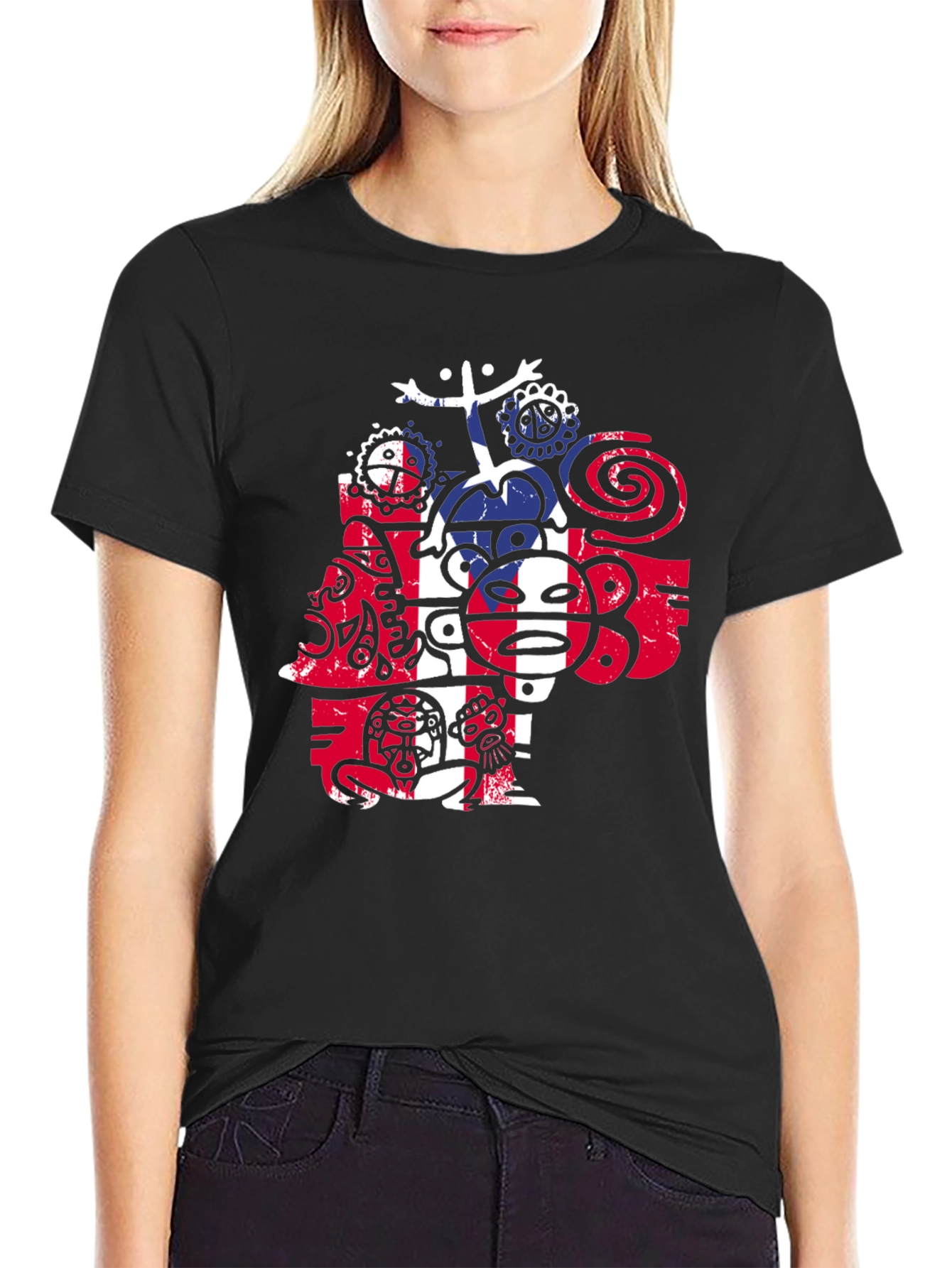 Abstract Graphic T-Shirt - Modern Casual Wear