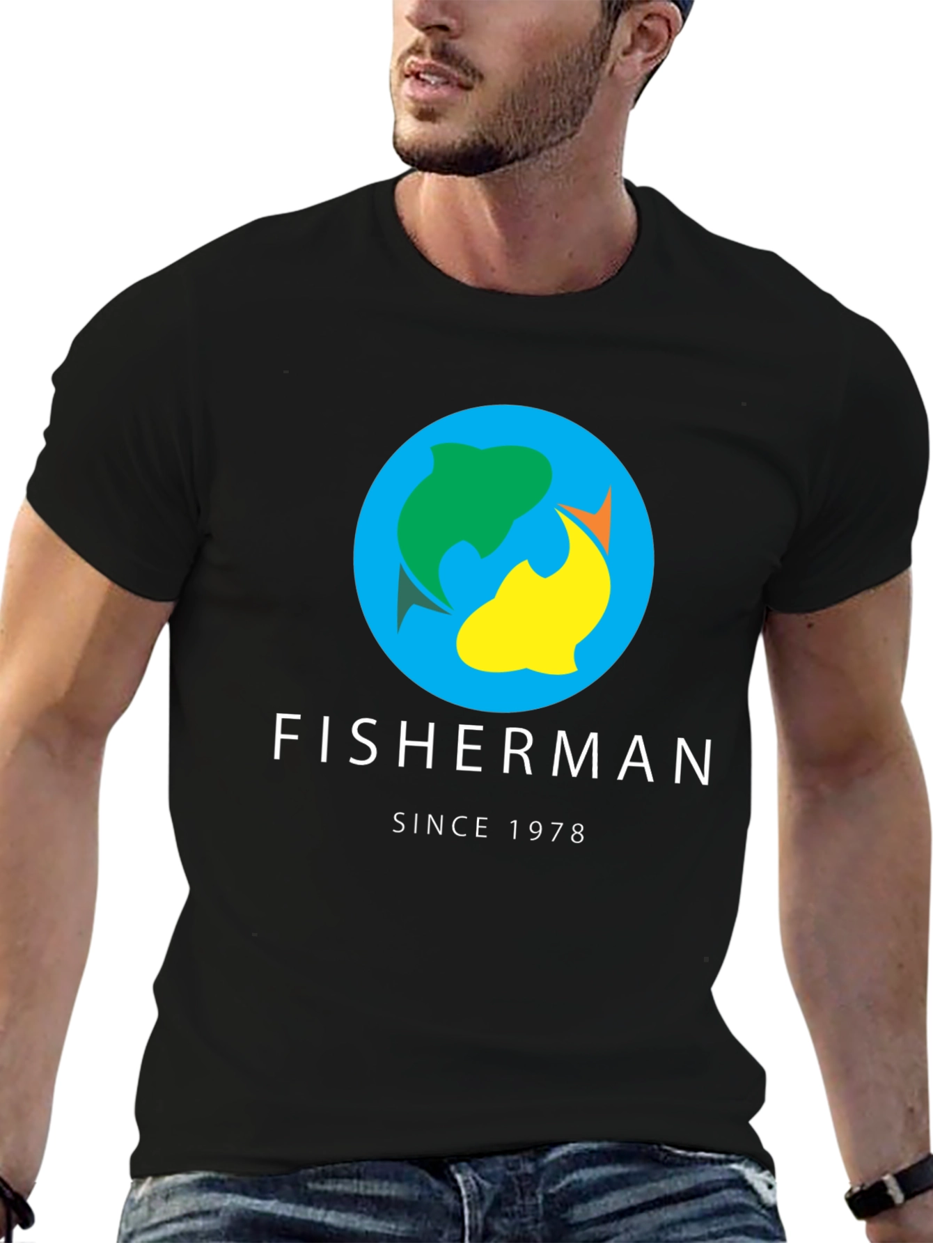 Fisherman Since 1978 Graphic Tee