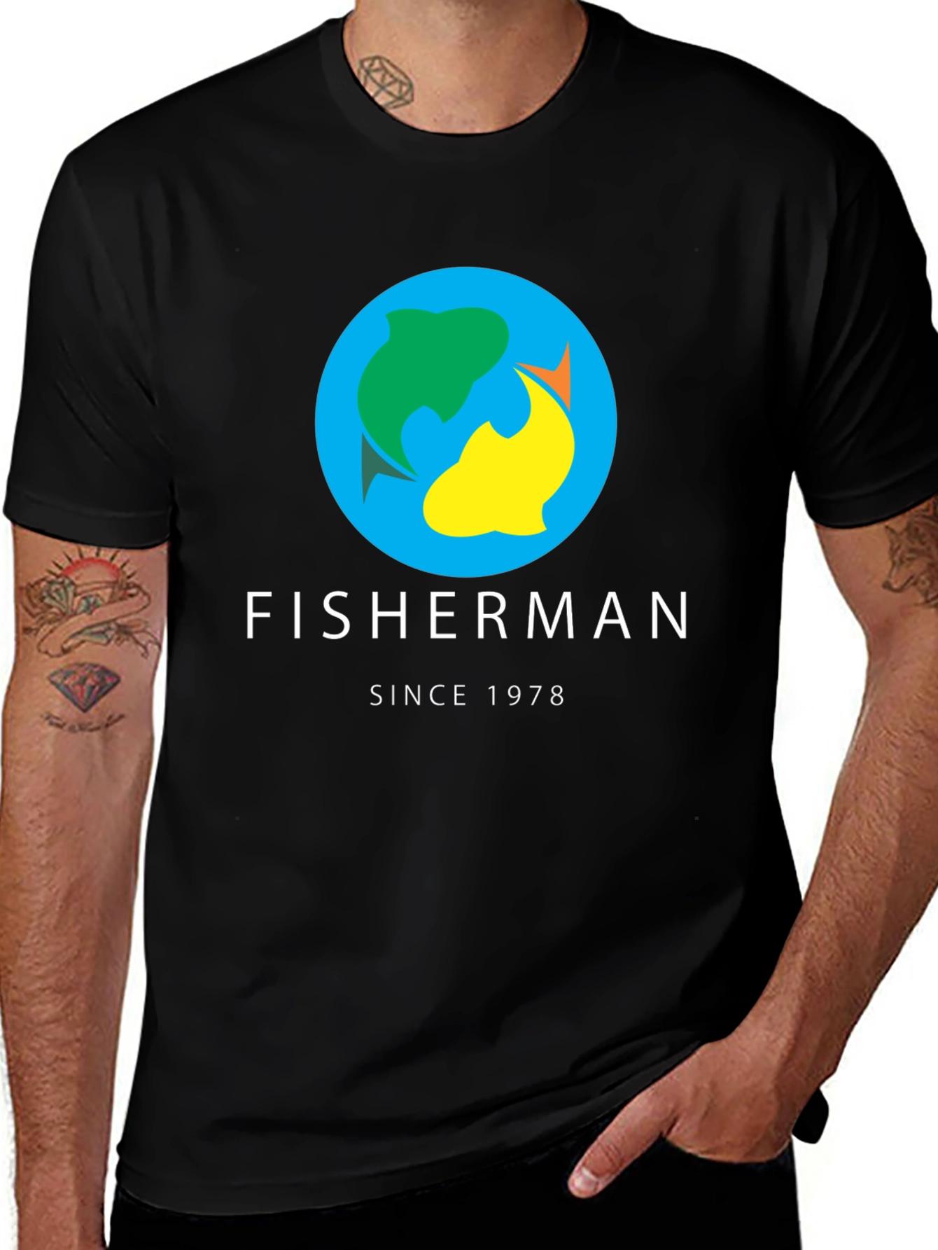 Fisherman Since 1978 Graphic Tee