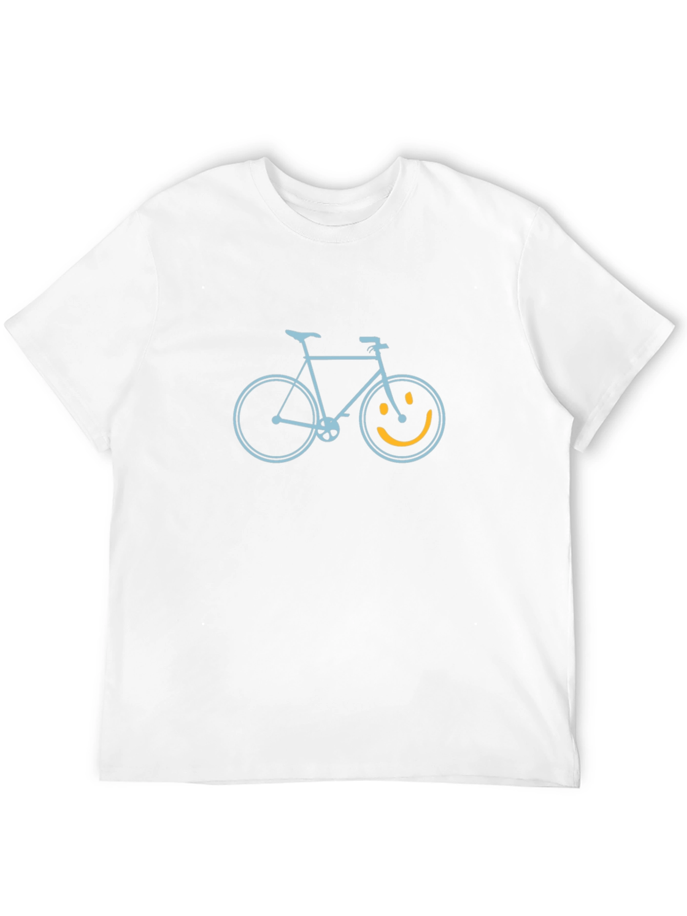 Smiley Bike Graphic Tee - Casual Comfort