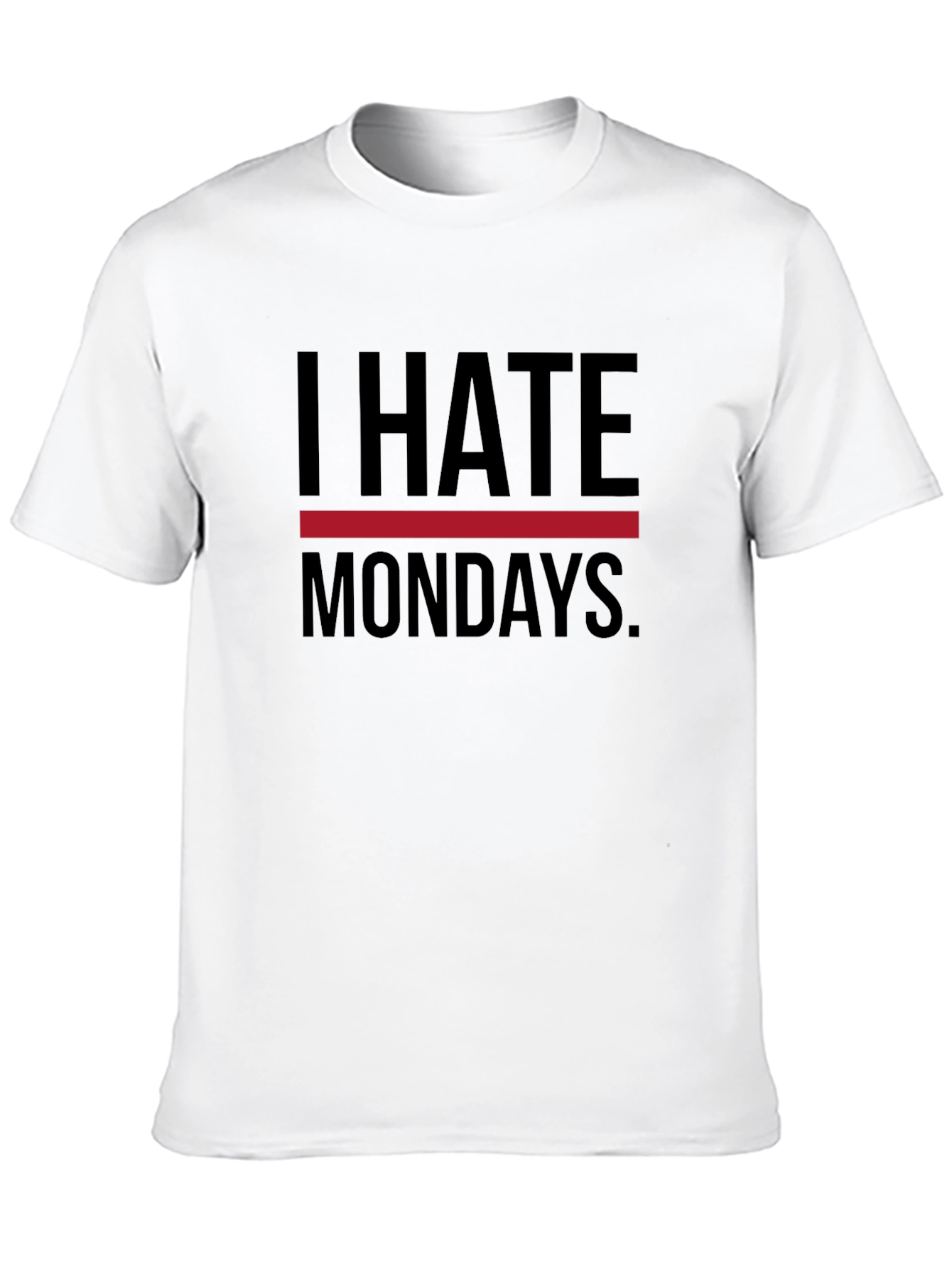 I Hate Mondays Graphic T-Shirt - Black
