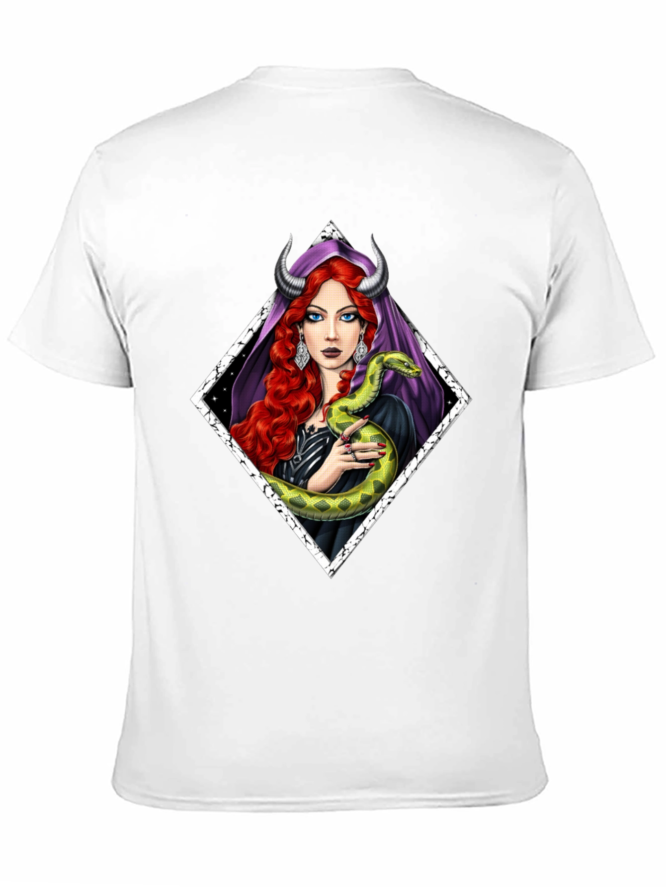 Serpent Witch T-Shirt - Gothic Fantasy Style