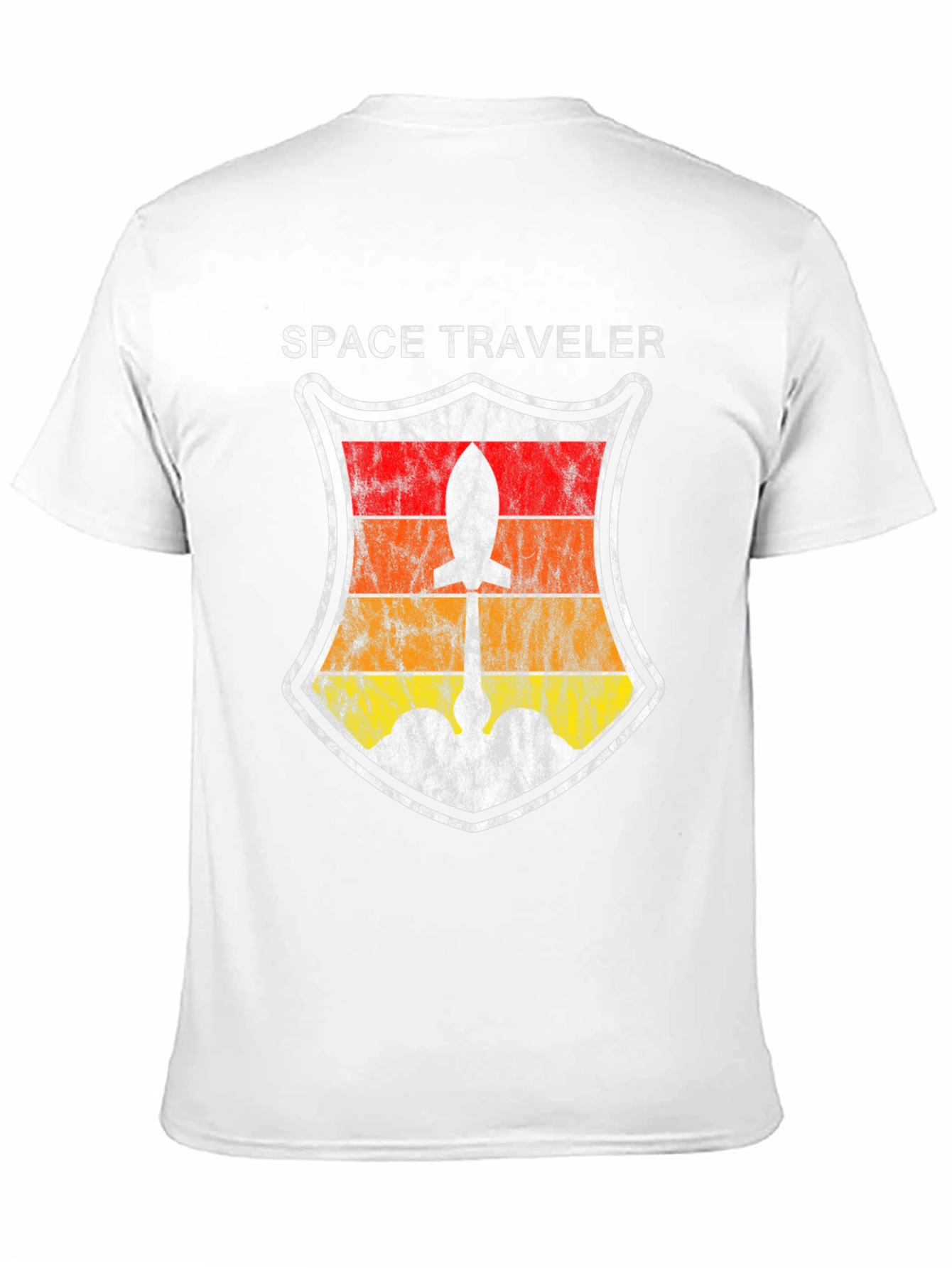 Space Traveler Retro Rocket T-Shirt