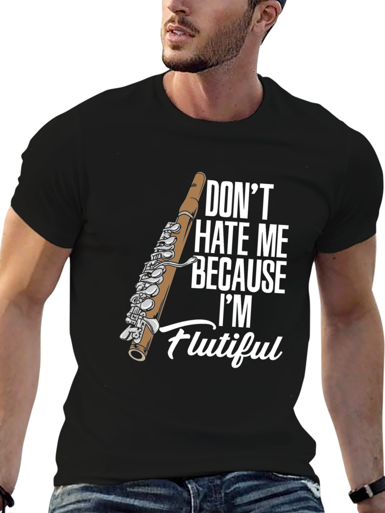 Flutiful T-Shirt - Funny Flute Player Tee