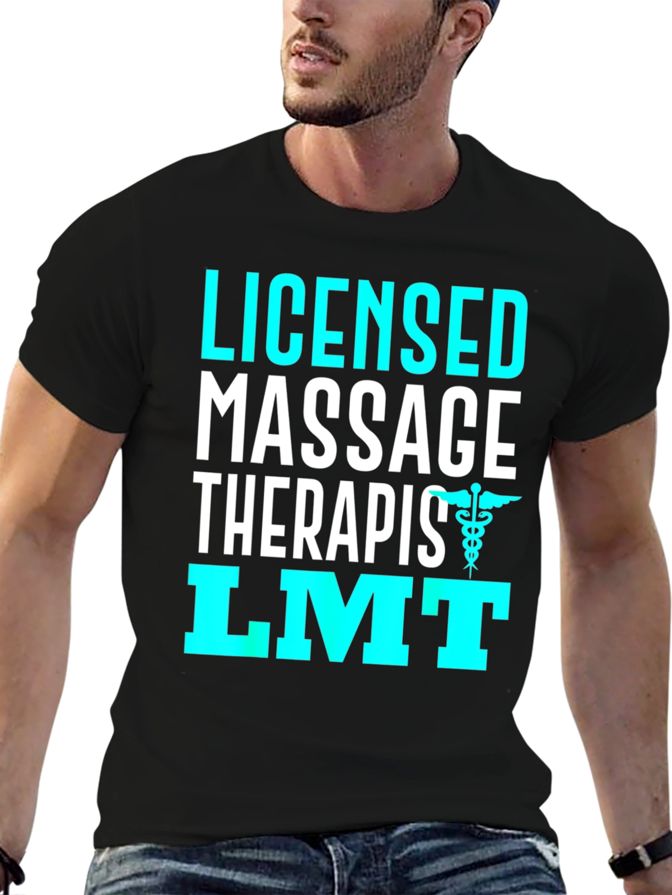 Licensed Massage Therapist Black T-Shirt