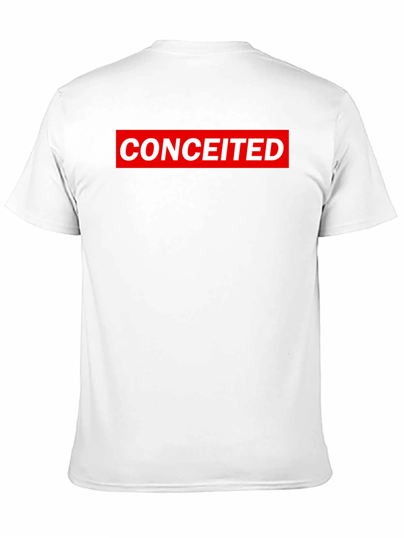Conceited Graphic Tee - Black Crew Neck T-Shirt