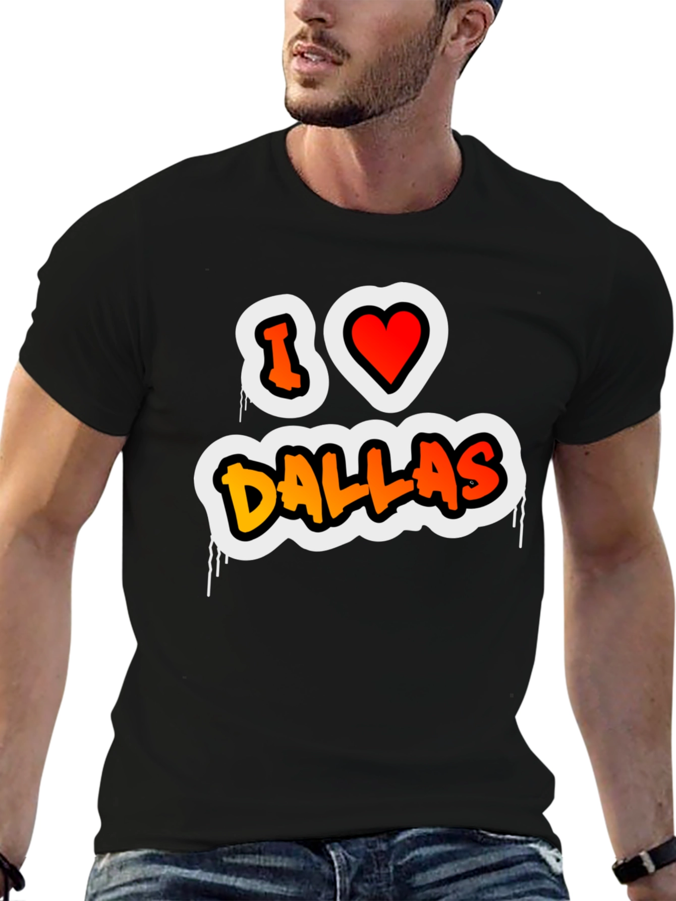 I Love Dallas Graphic T-Shirt