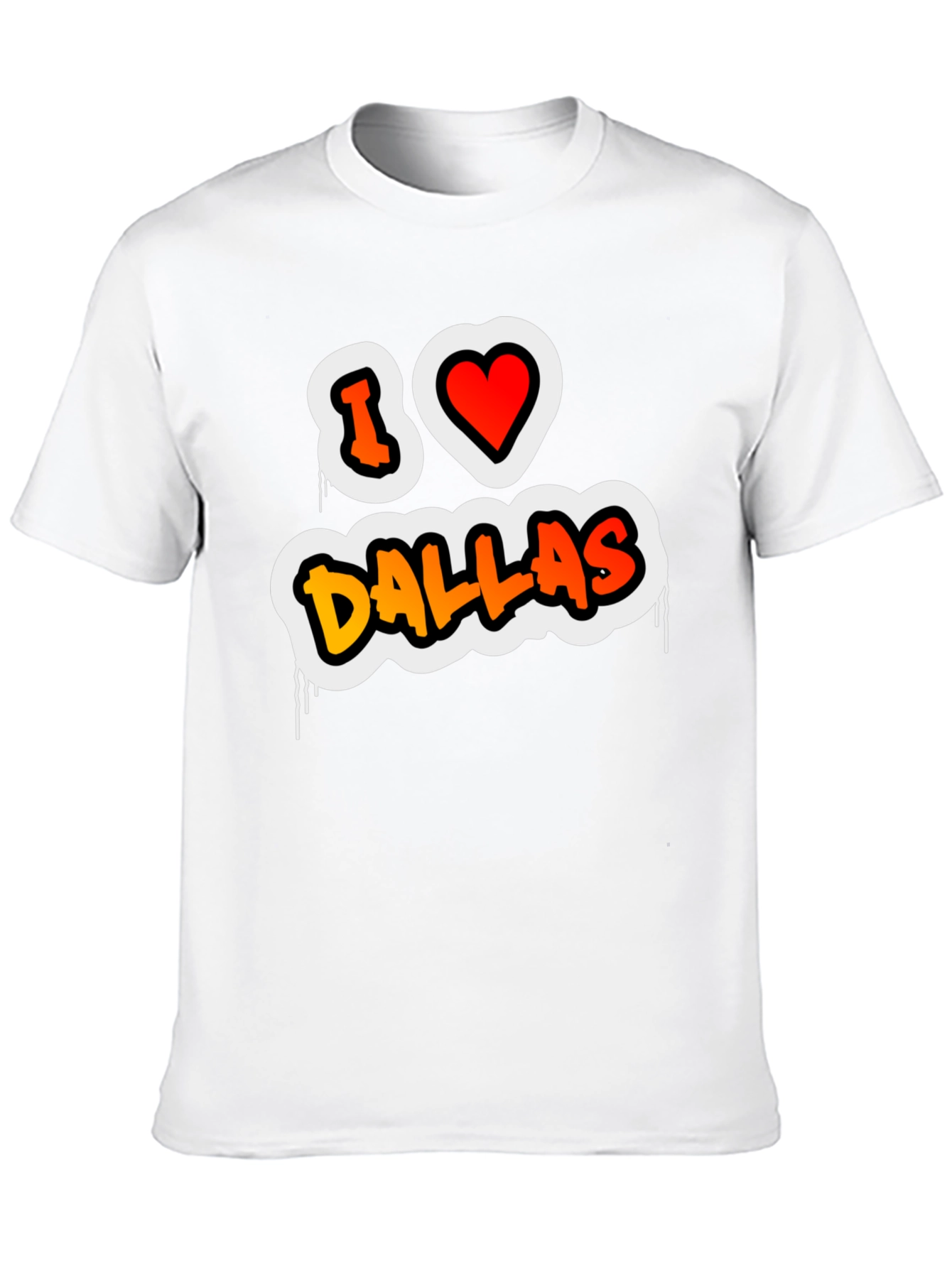 I Love Dallas Graphic T-Shirt