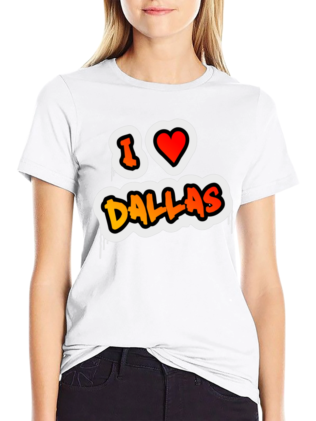 I Love Dallas Graphic T-Shirt